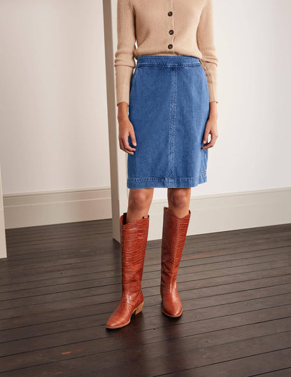 Beresford Minirock-Mittleres Vintageblau