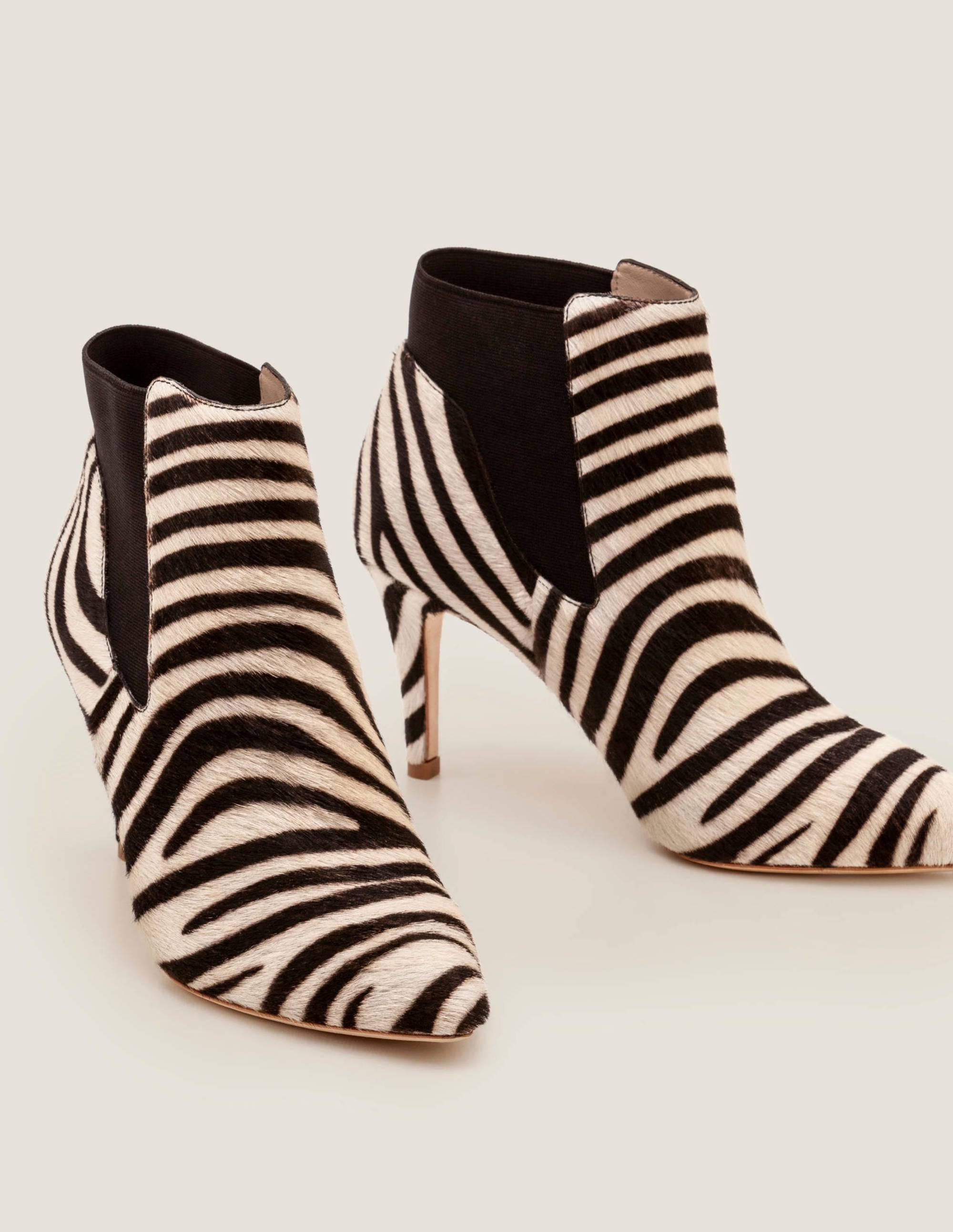 Elsworth Ankle Boots-Zebra - Image 1