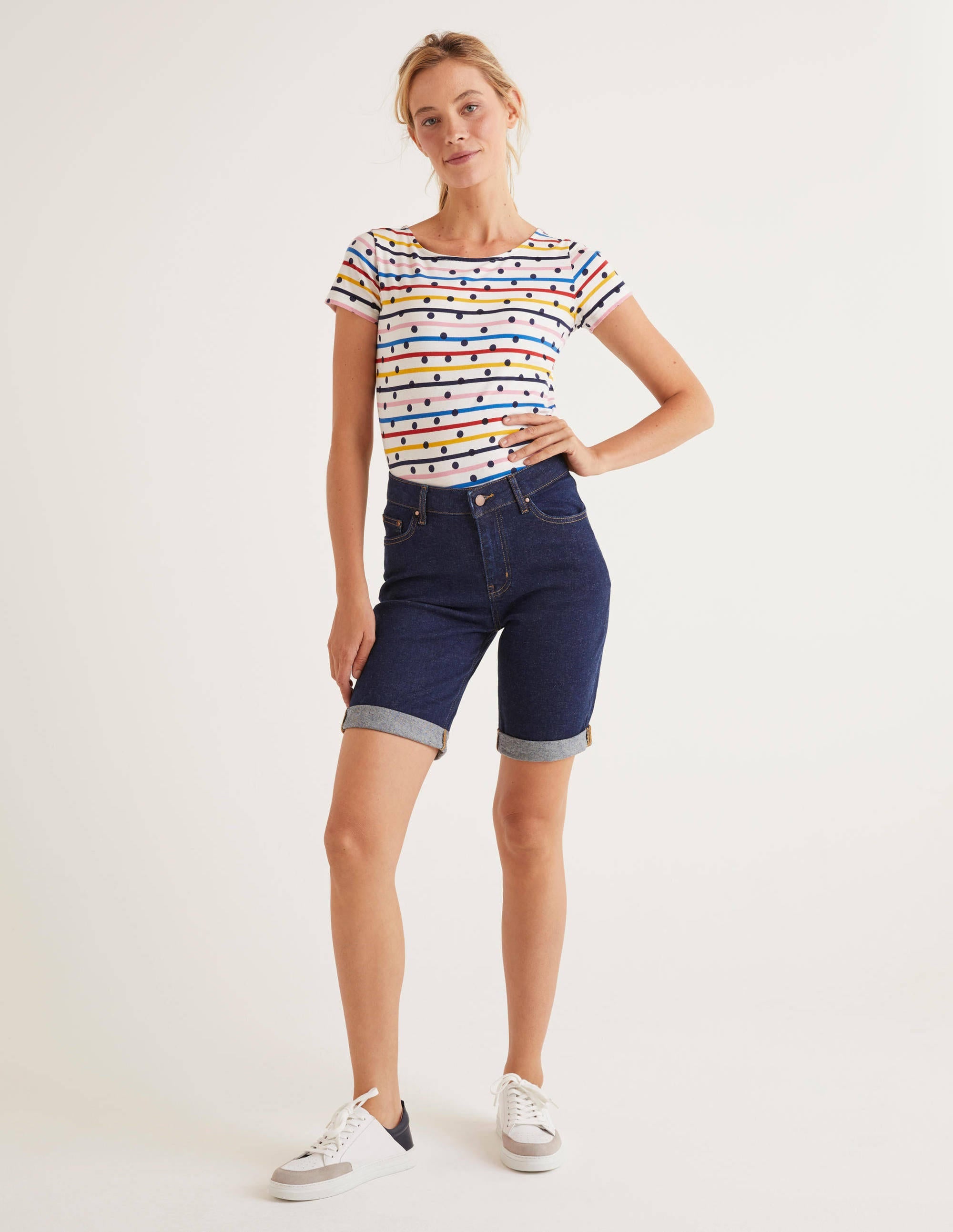 Short Kynance en jean-Indigo - Image 5