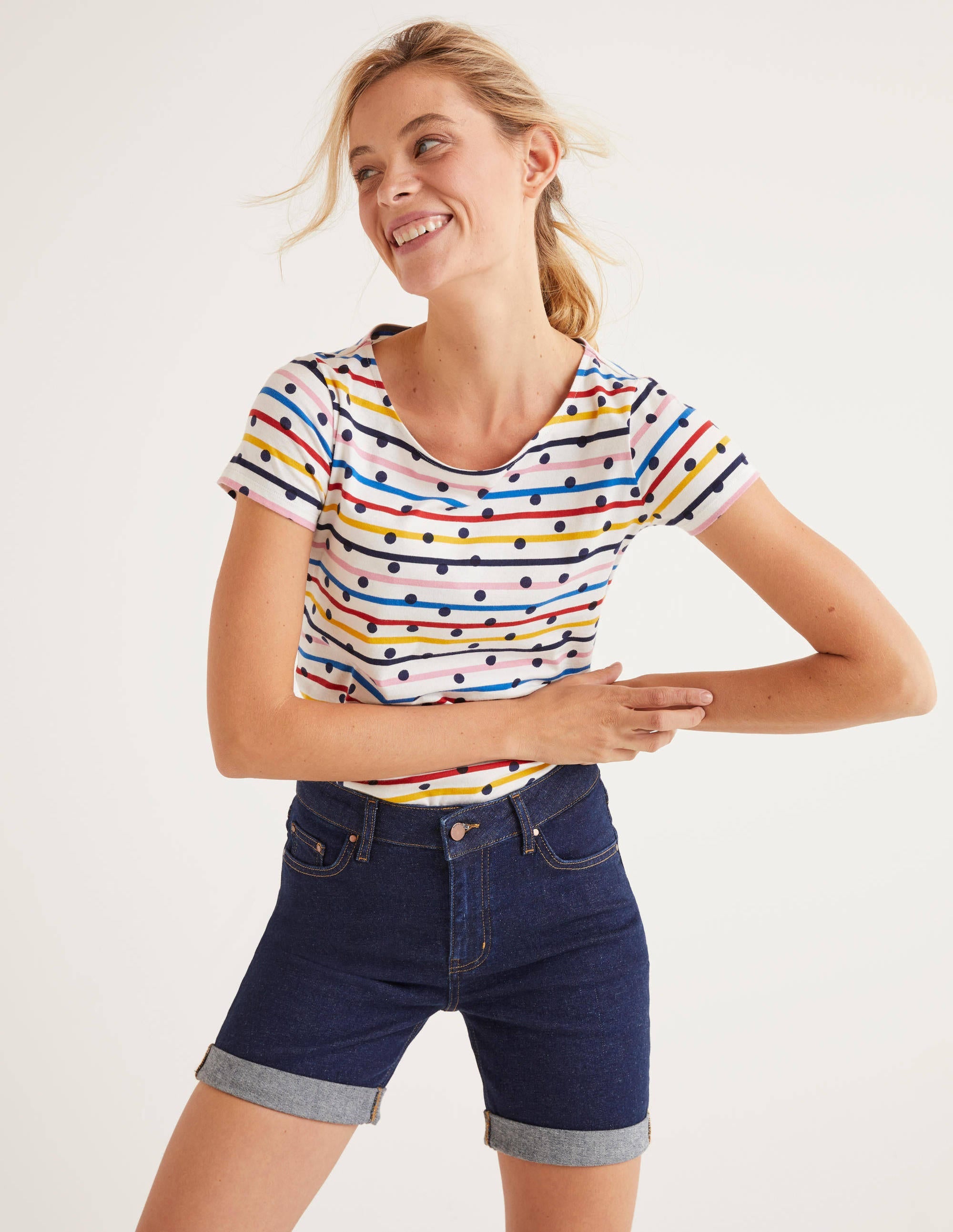 Short Kynance en jean-Indigo - Image 2