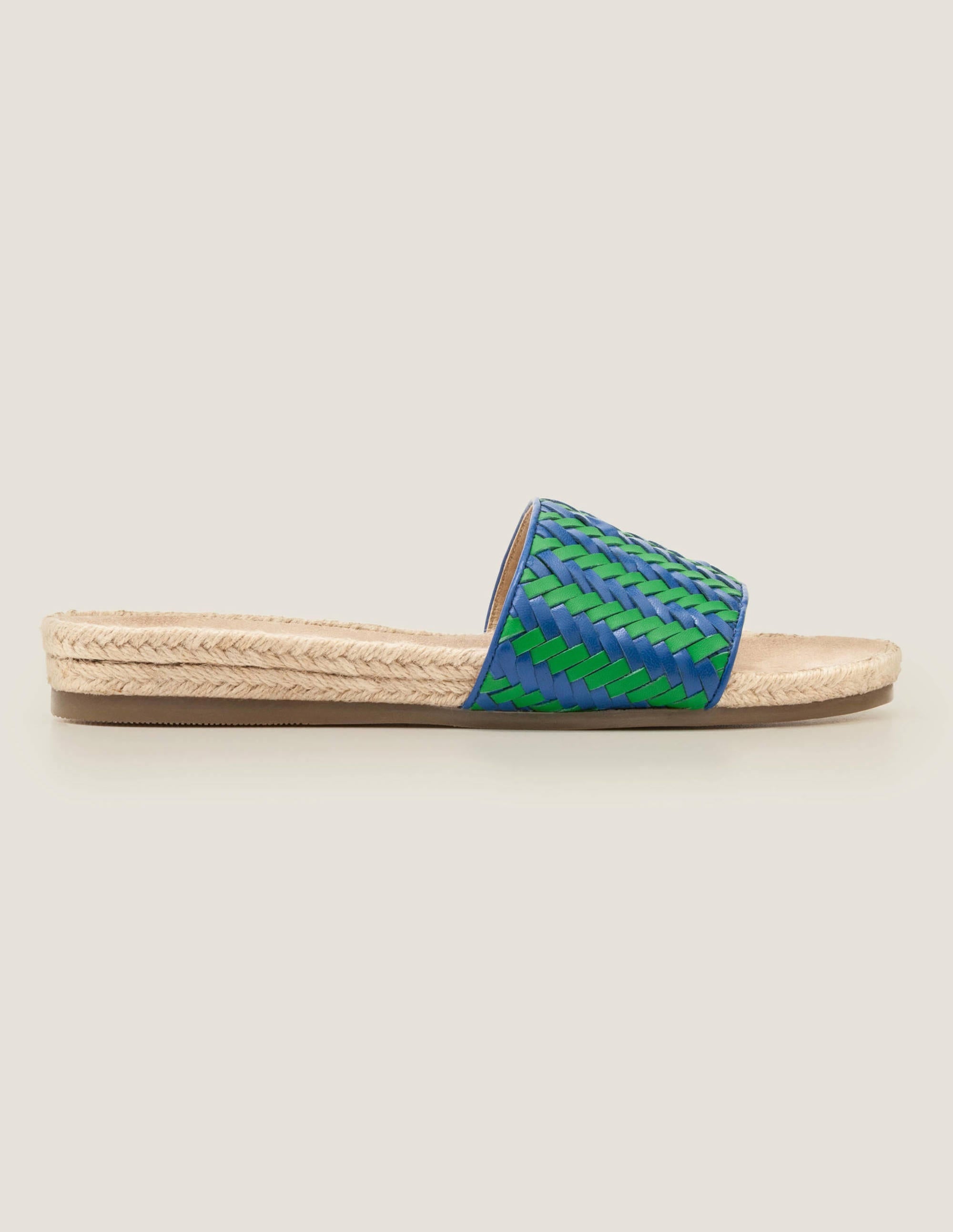 Claquettes matelassées Imogen-Bleu audacieux/émeraude profond - Image 2