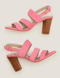 Samantha Sandalen mit Absatz-Helles Pink