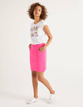 Jupe chino Daisy-Rose pop