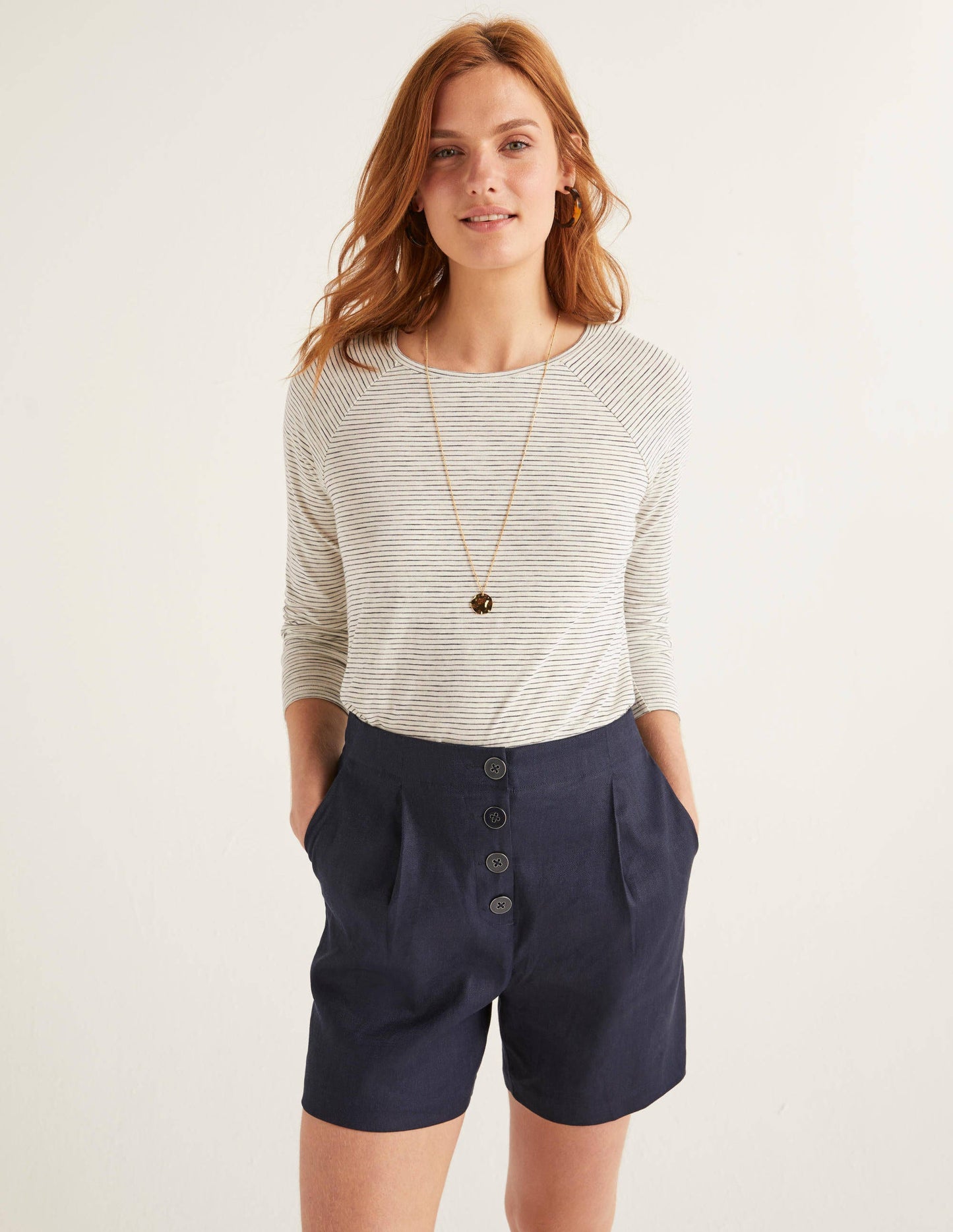 Bamburgh Shorts-Marineblau