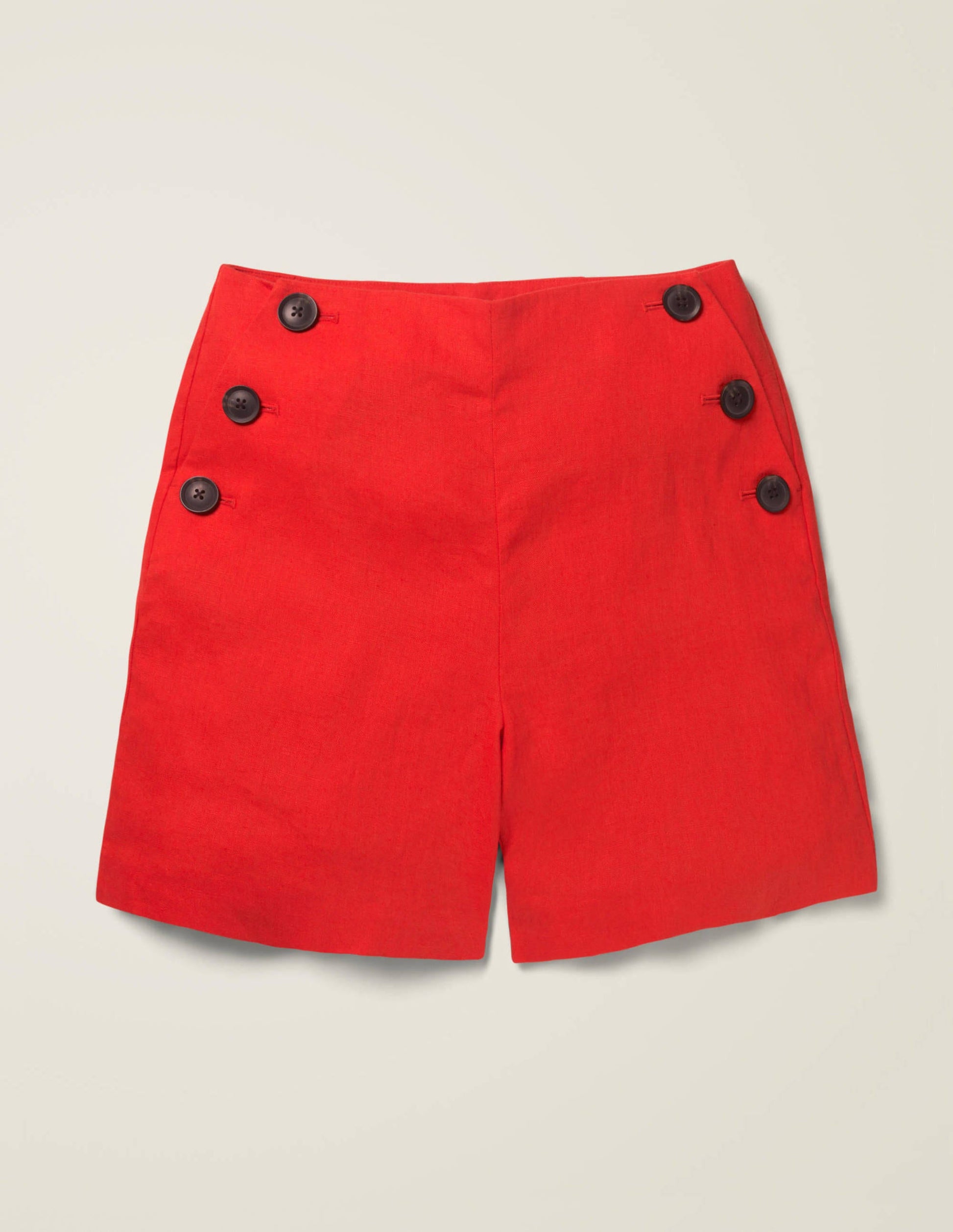 Short Falmouth en lin-Orange crépuscule-5
