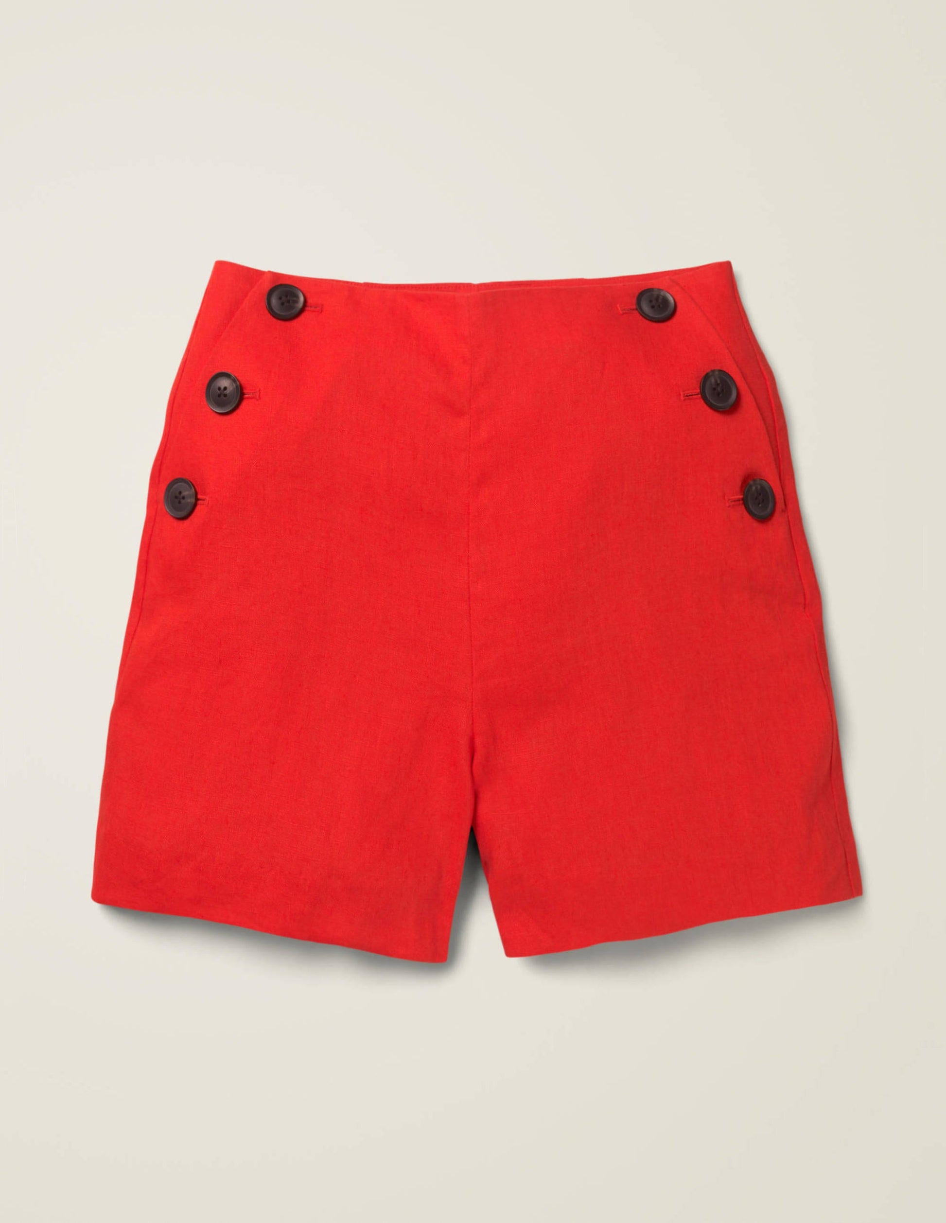Short Falmouth en lin-Orange crépuscule-6