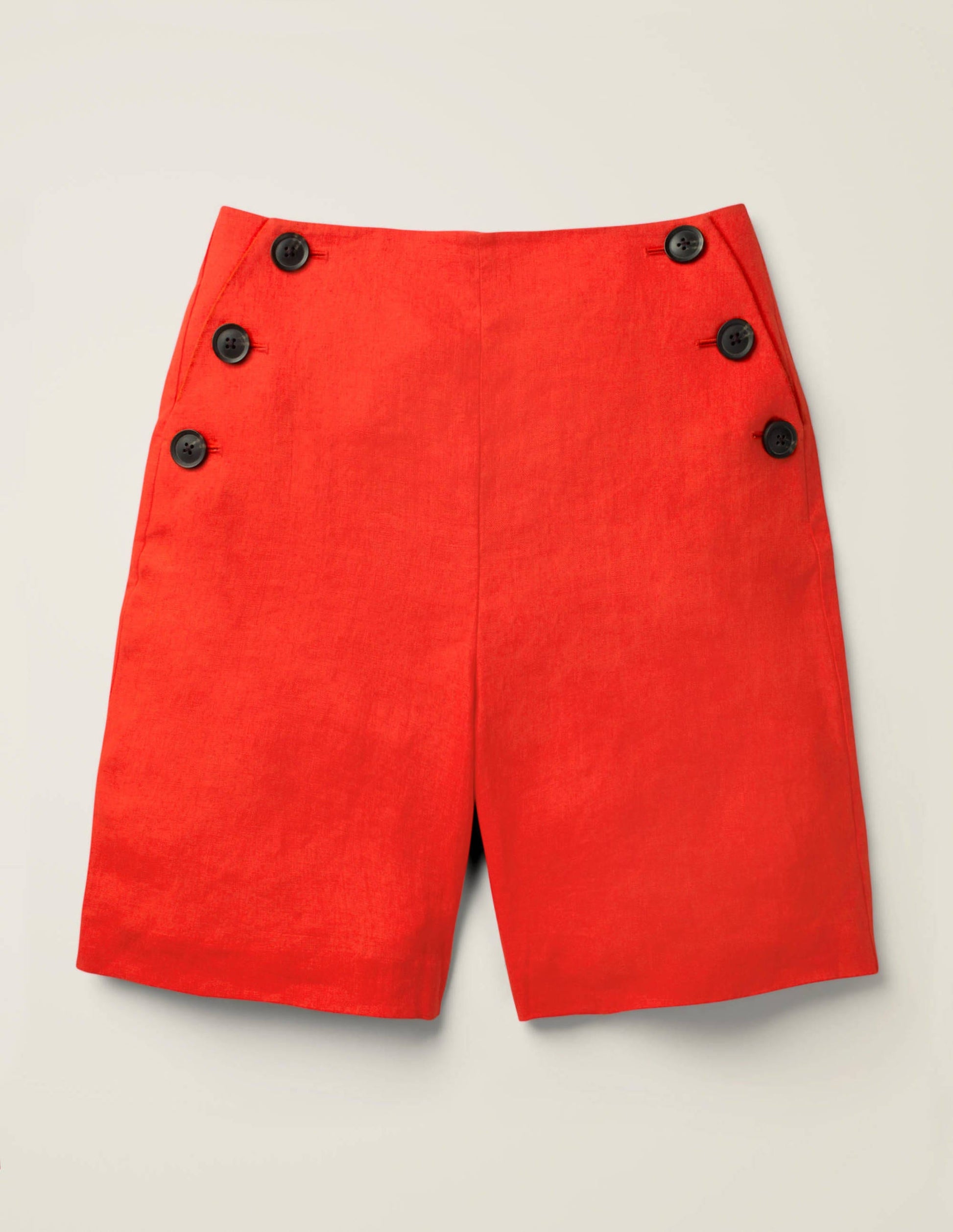 Short Falmouth en lin-Orange crépuscule-7
