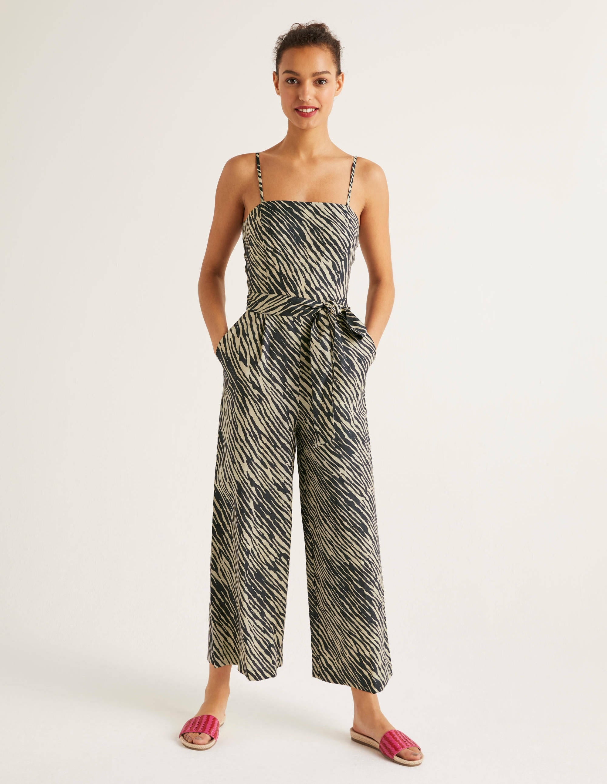 Combinaison Colette en lin-Motif animal - Image 4