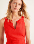Oriel Leinenkleid-Orange