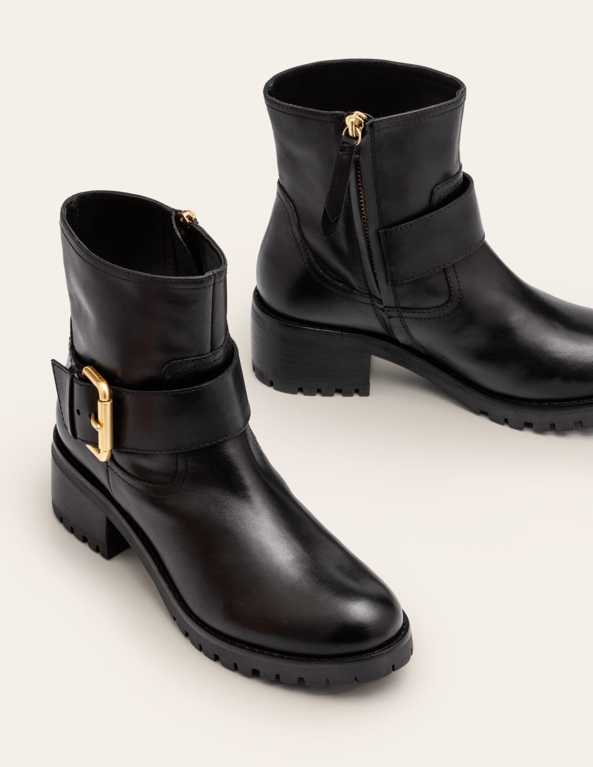 Bristol Biker-Stiefel-Schwarz - Image 1