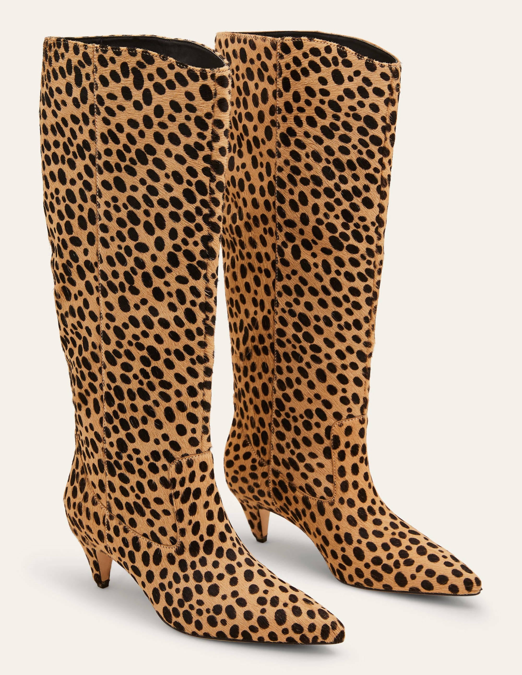 Bewdley Boots-Tan Leopard - Image 1