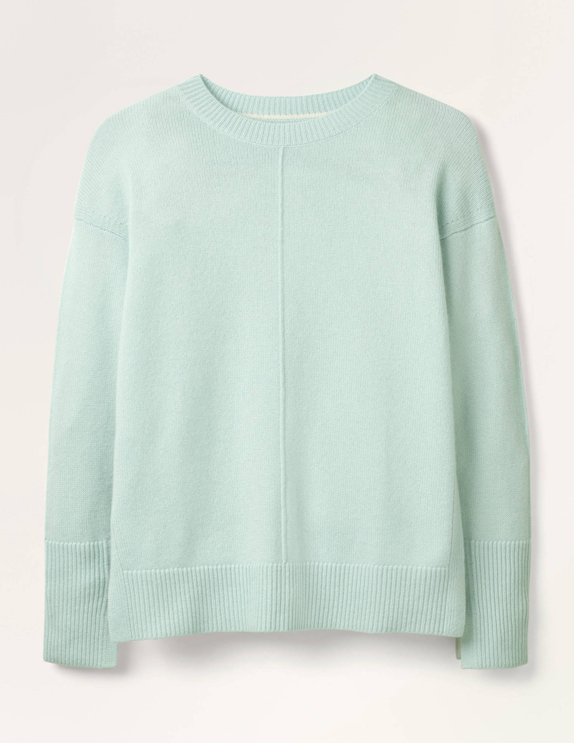 Derby Relaxed Cashmere Jumper-Cut Glass Blue - Image 5