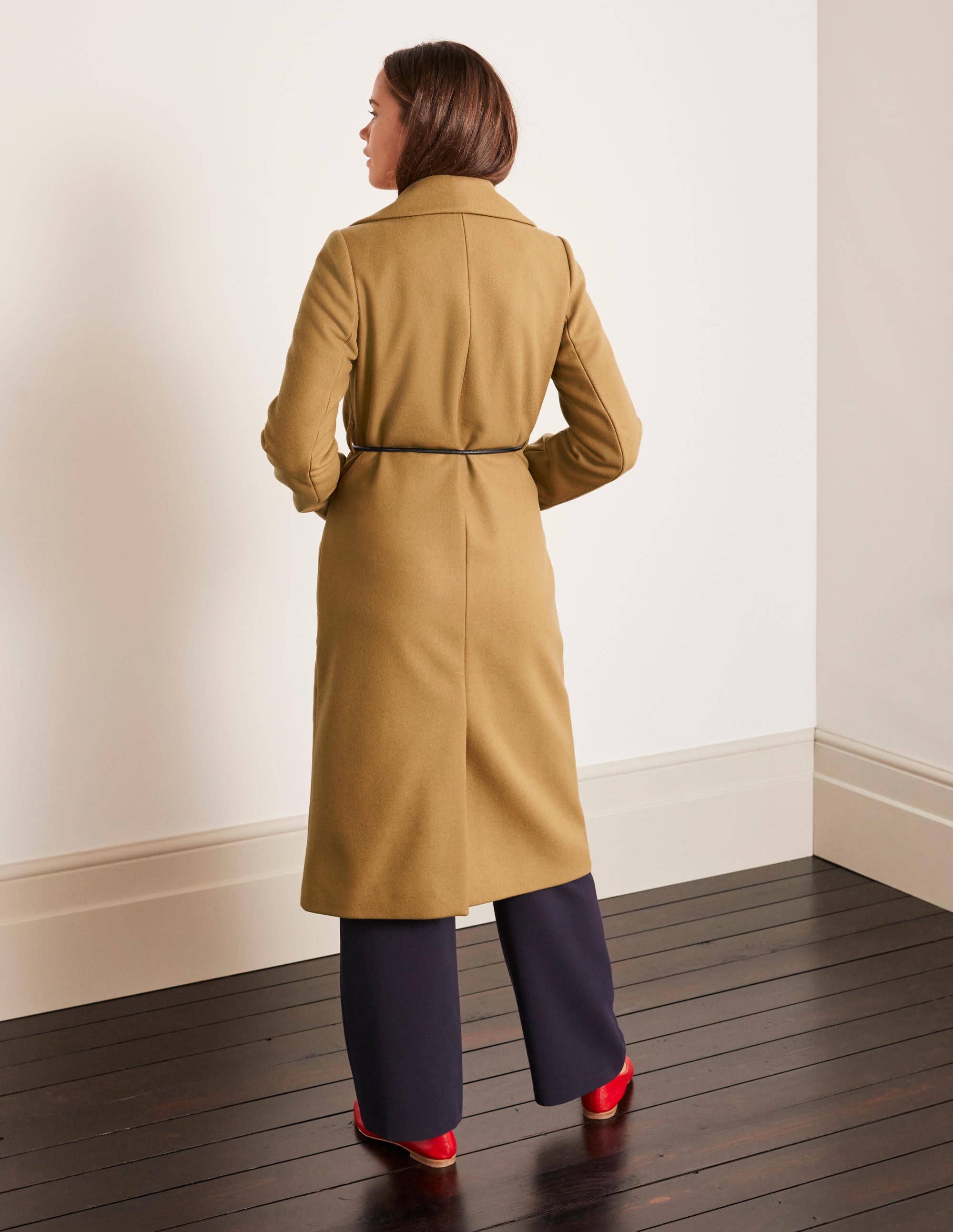 Manteau Edale à ceinture-Camel - Image 4