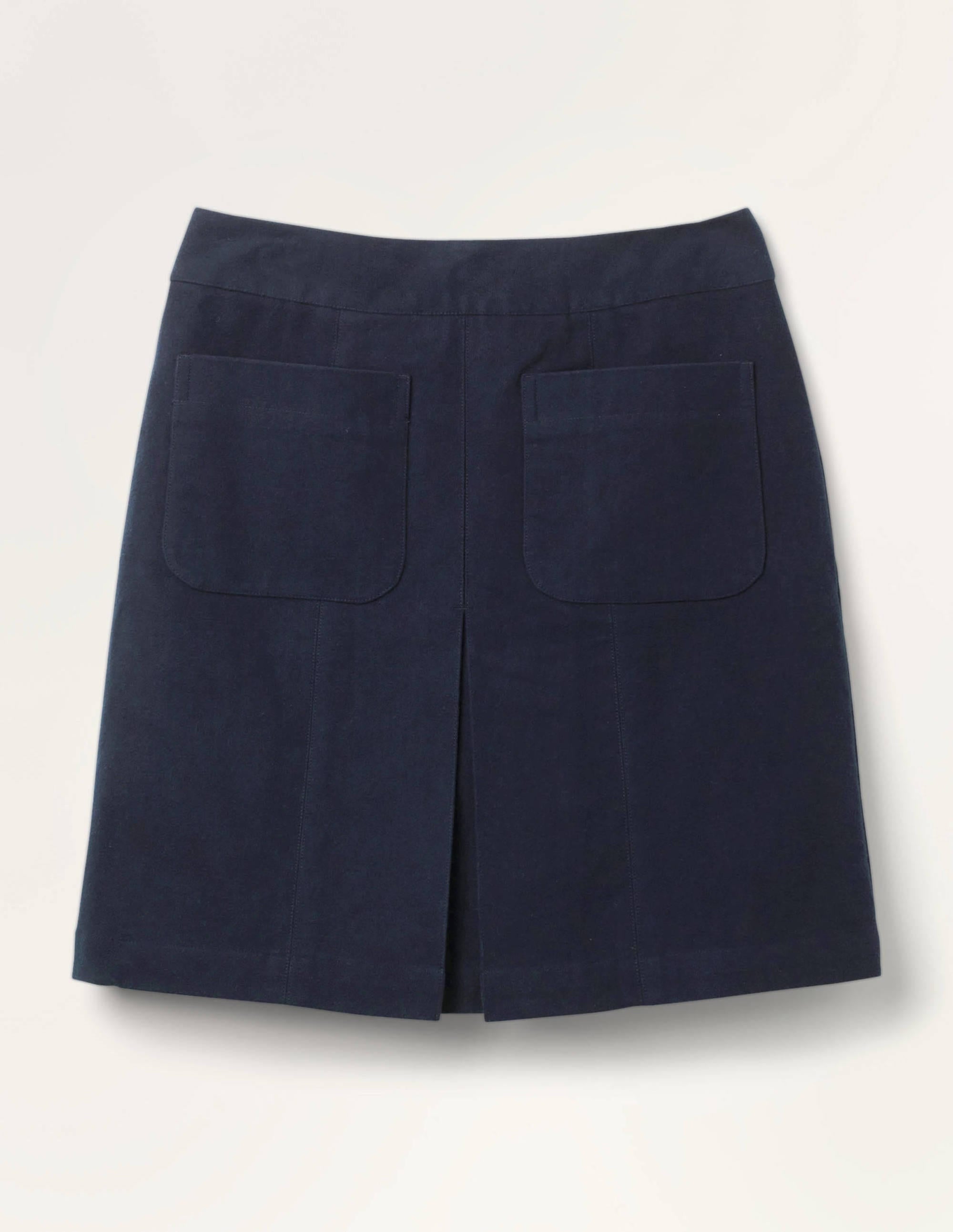 Jupe Auria en velours de coton-Bleu marine - Image 4
