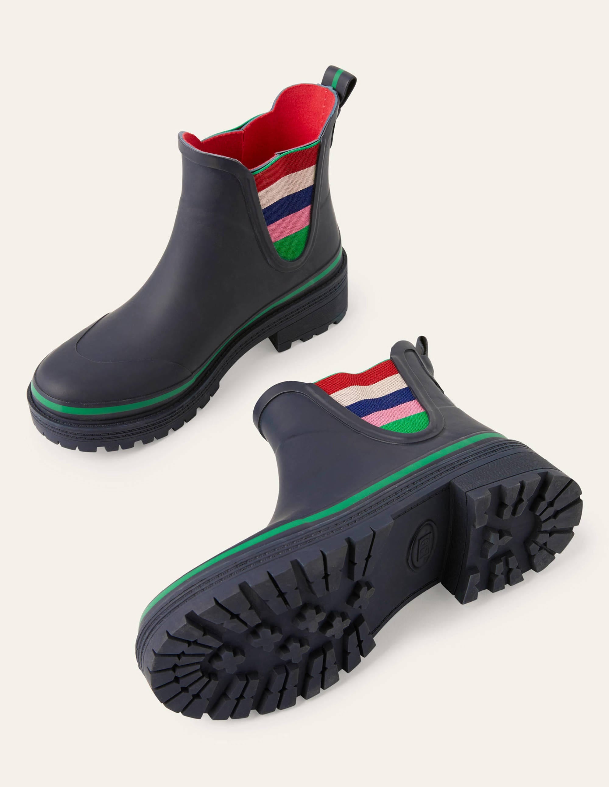 Bottines de pluie Bamburgh-Bleu marine - Image 3