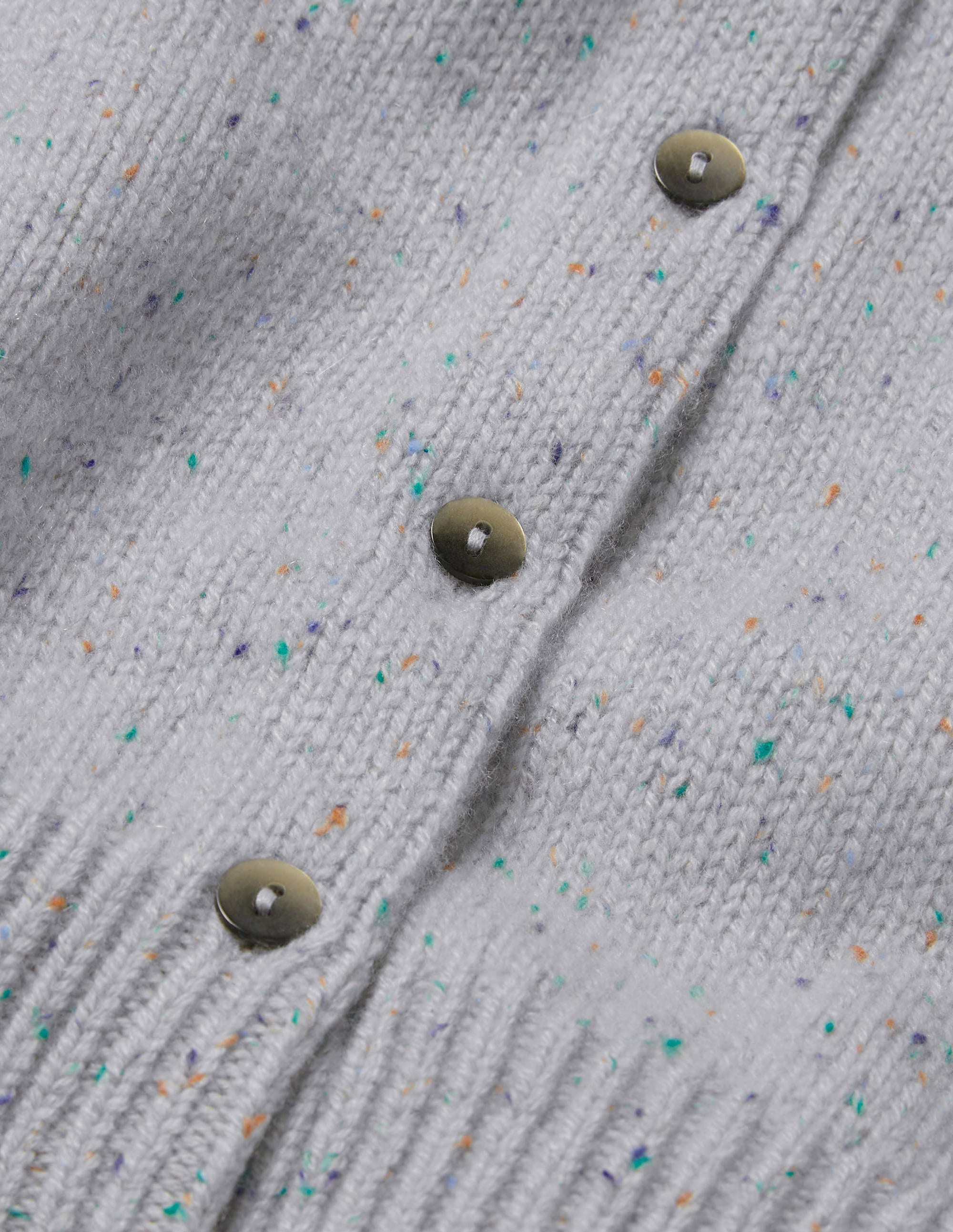 Cardigan Beaufort en cachemire-Winter Slate Nep - Image 5