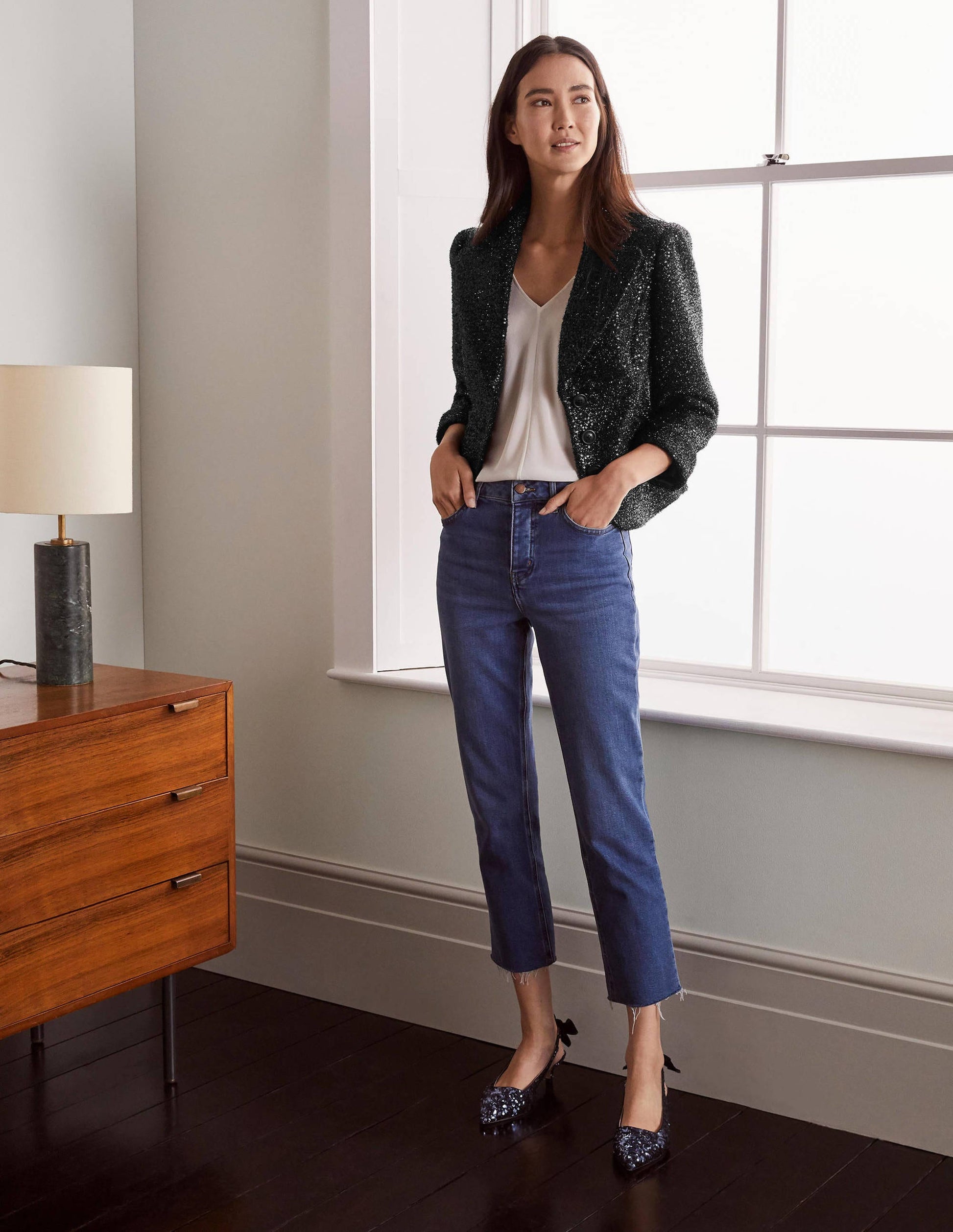 Veste Imelda à sequins-Sequins noirs-1