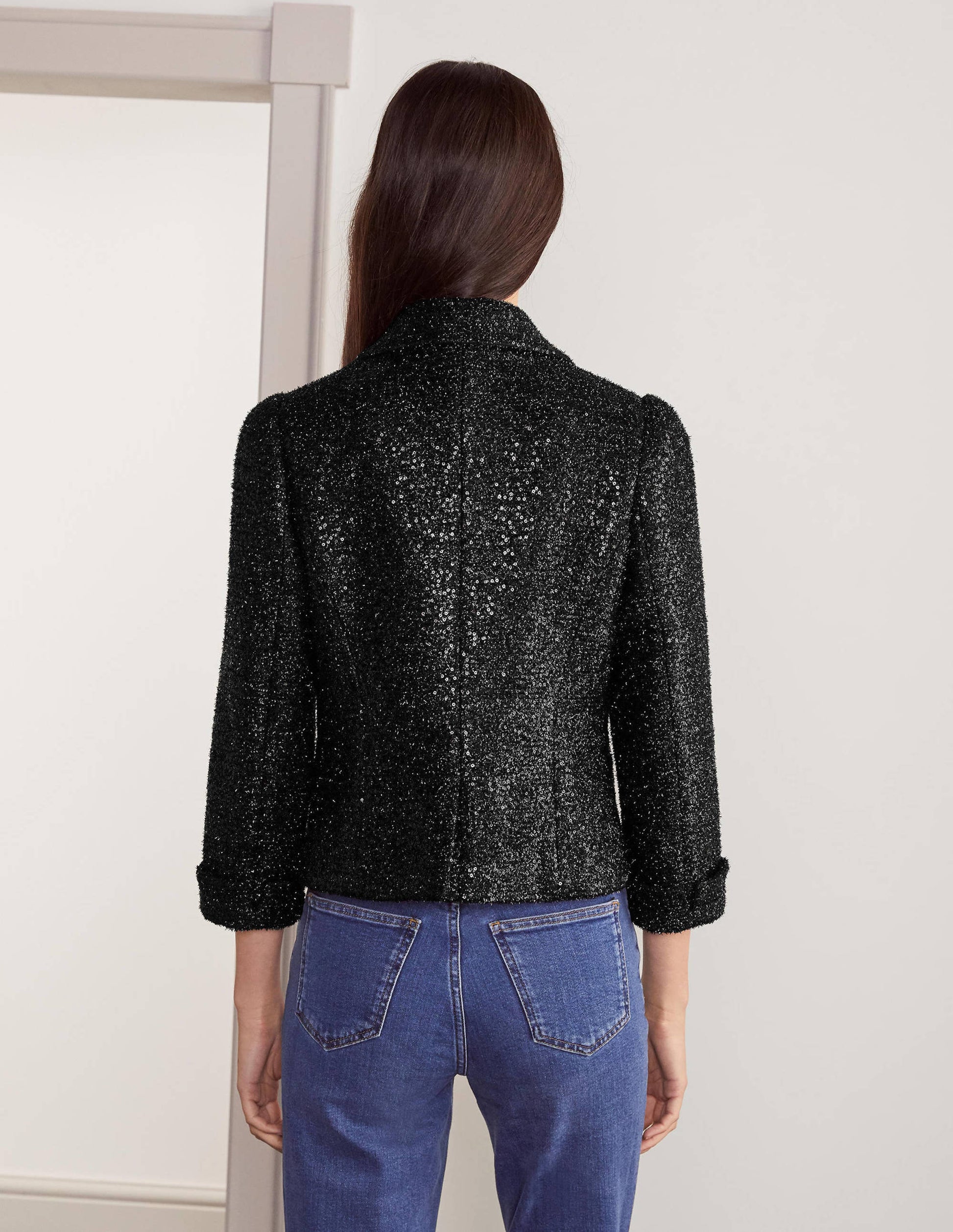 Veste Imelda à sequins-Sequins noirs-2