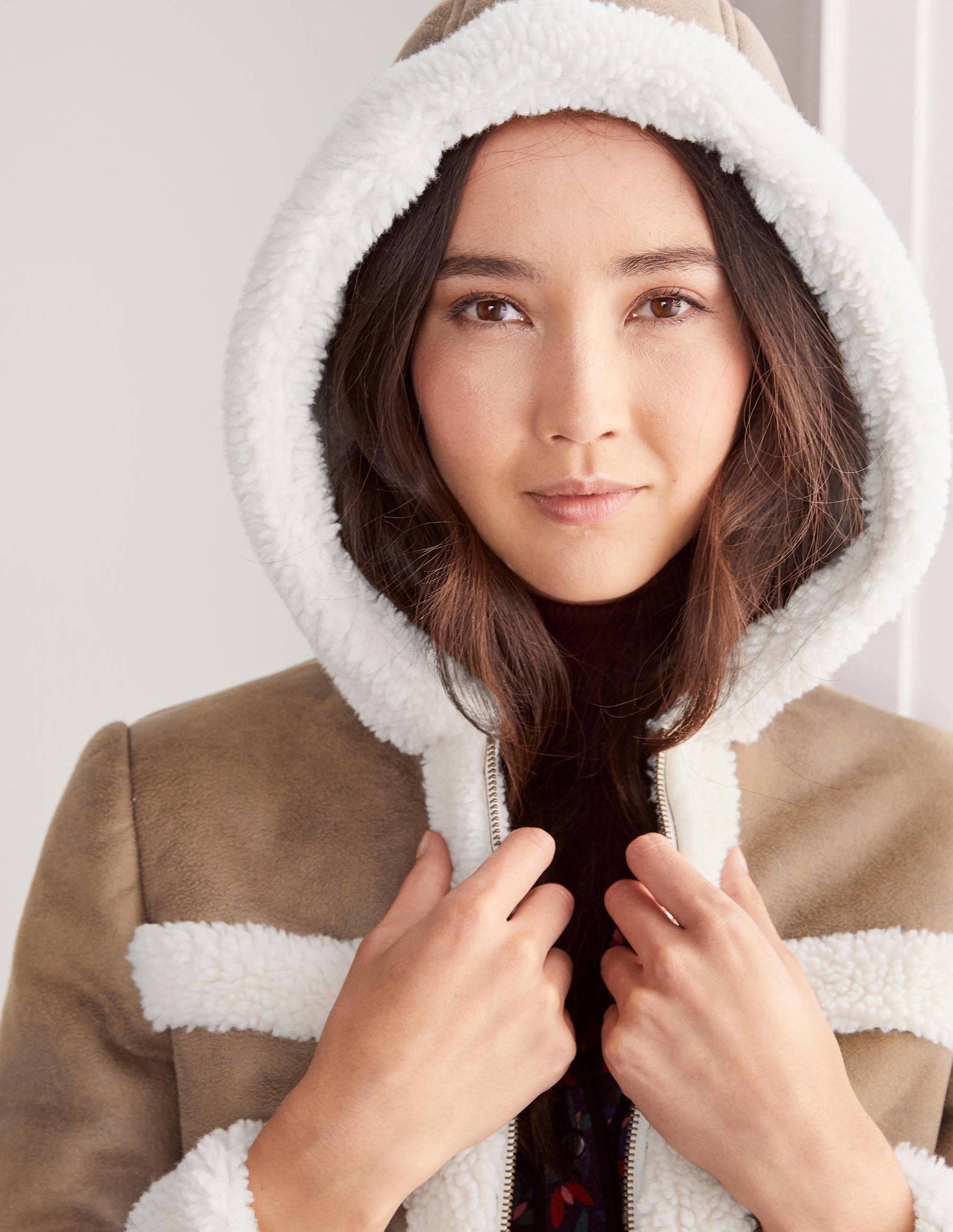 Thurso Jacke mit Sherpafutter-Kamelbraun - Image 3