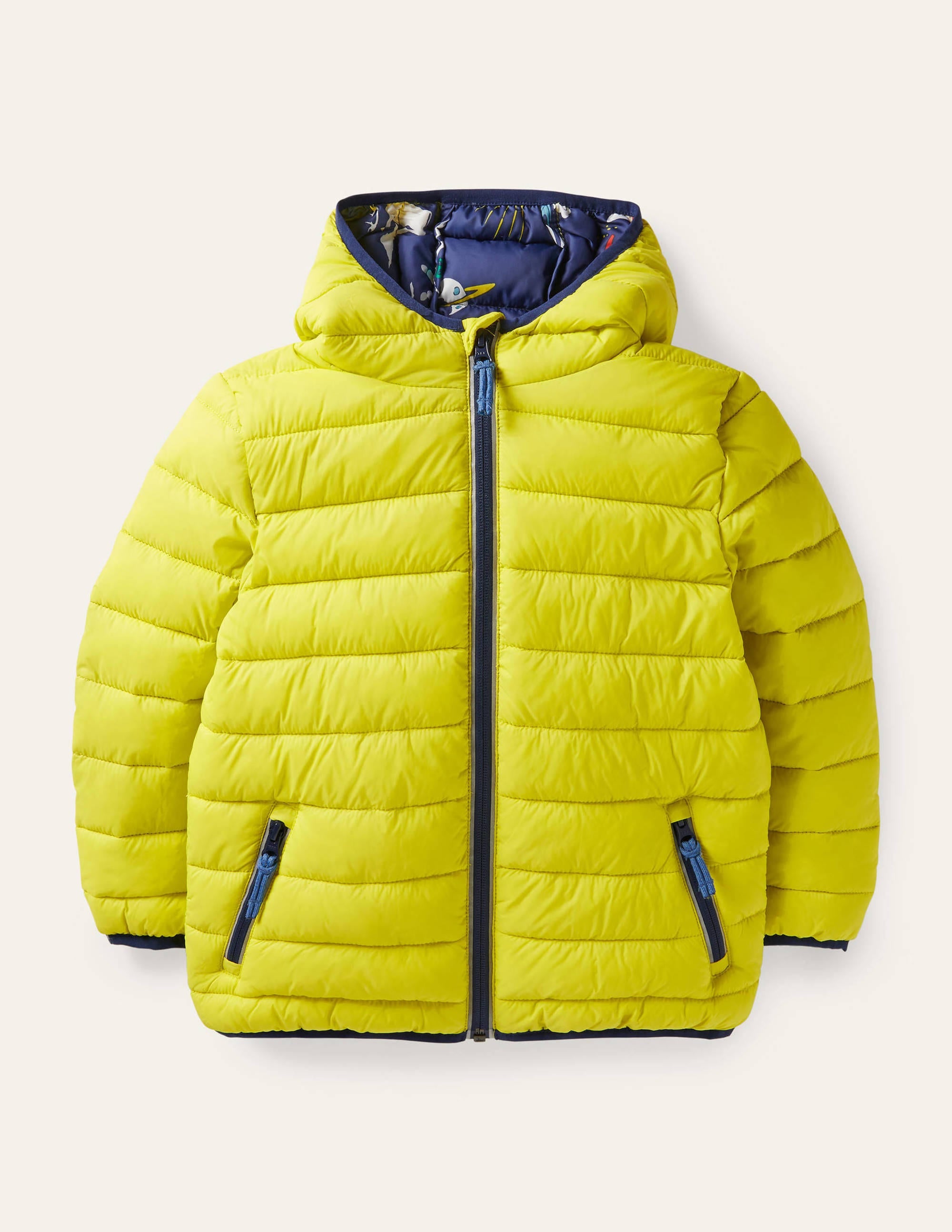Cosy Pack-away Padded Jacket-Maximillion Yellow - Image 1