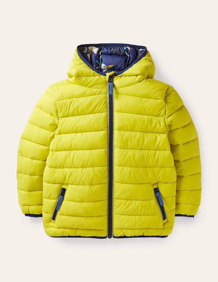 Cosy Pack-away Padded Jacket-Maximillion Yellow