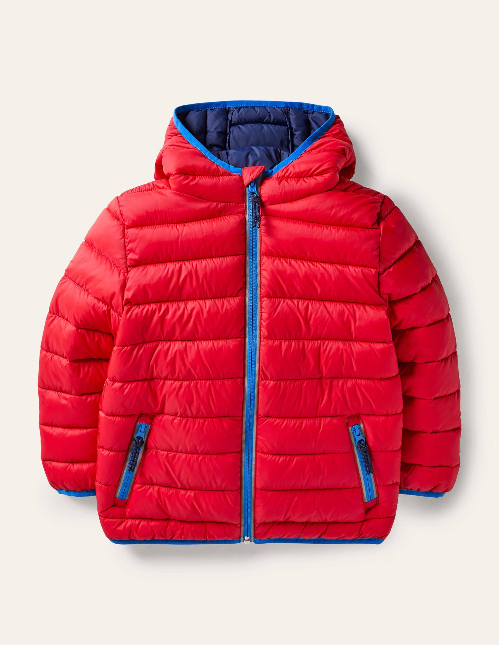 Cosy Pack-away Padded Jacket-Rockabilly Red - Image 1