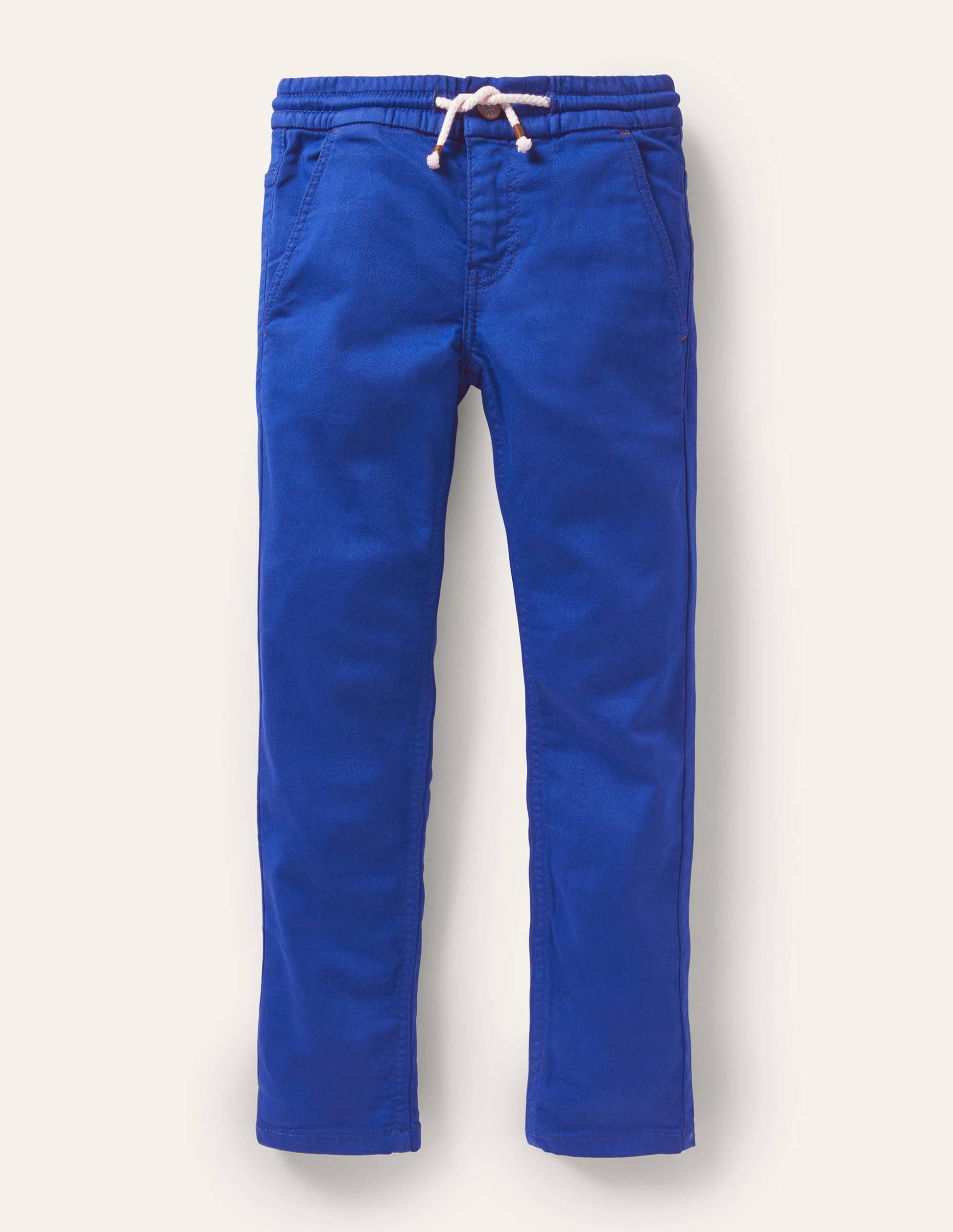 Schmal geschnittene Jersey-Jeans-Blitzblau-1