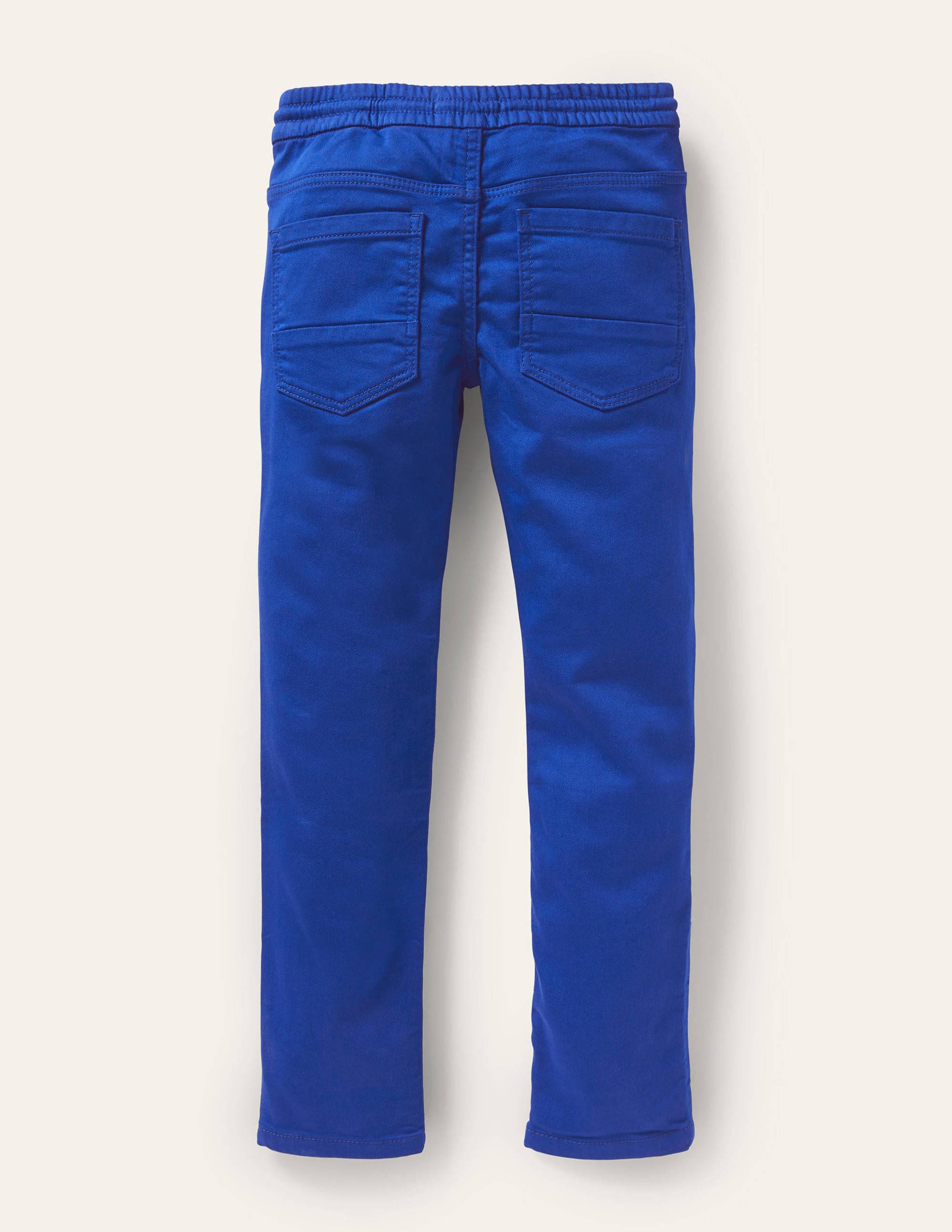 Schmal geschnittene Jersey-Jeans-Blitzblau-2
