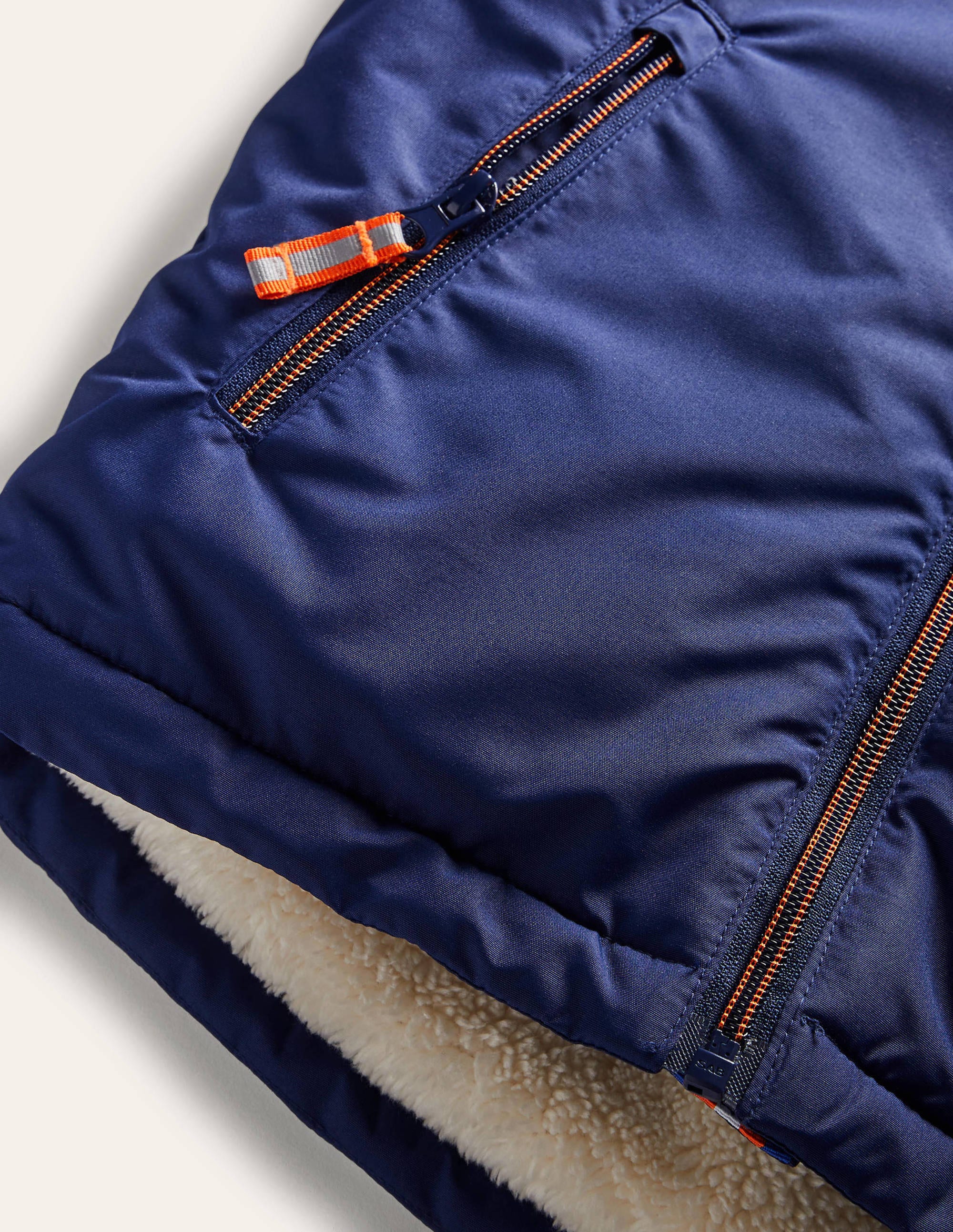 Cosy Sherpa-lined Anorak-College Navy - Image 3