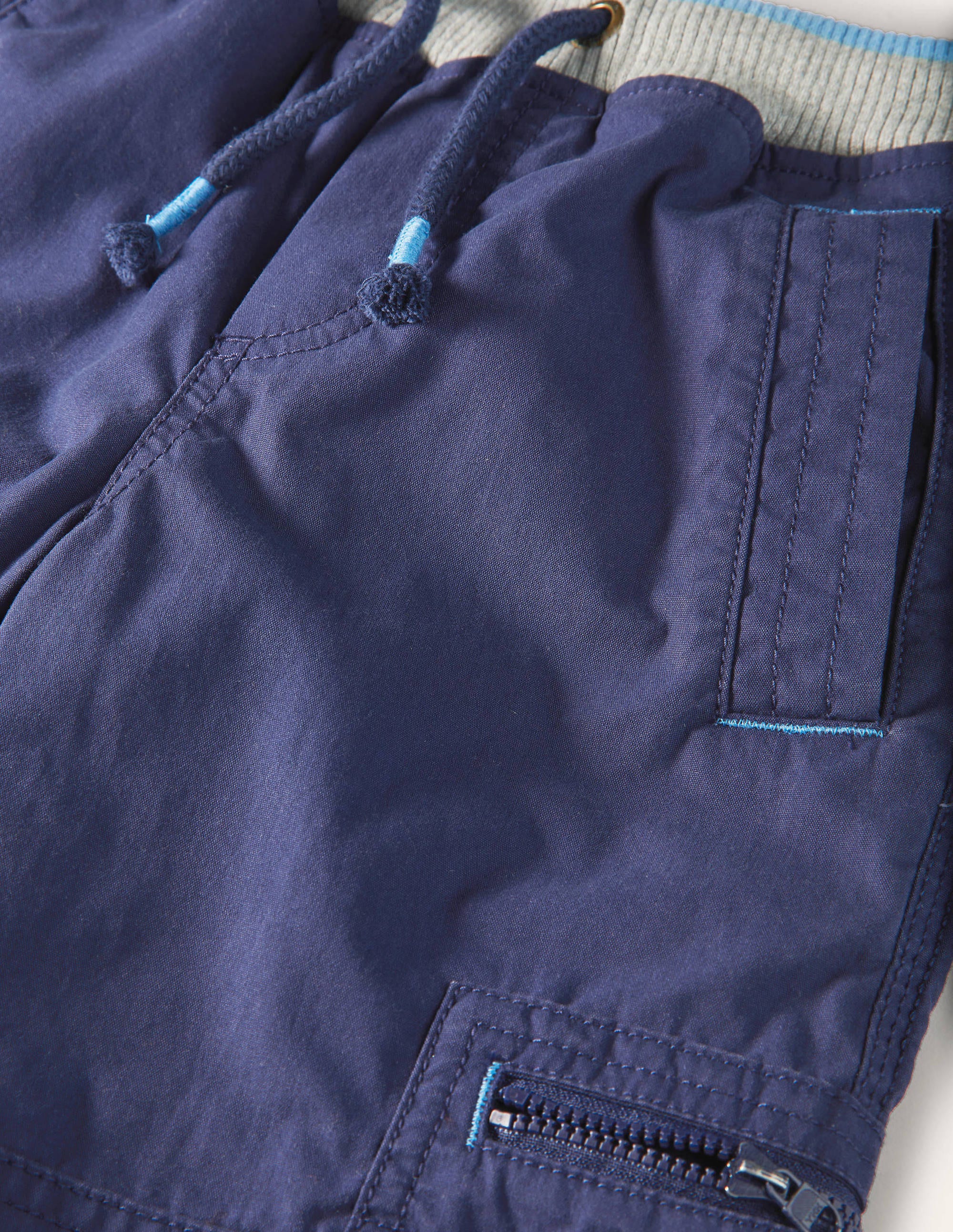 Pantalon cargo doublé cosy-Bleu marine universitaire - Image 3