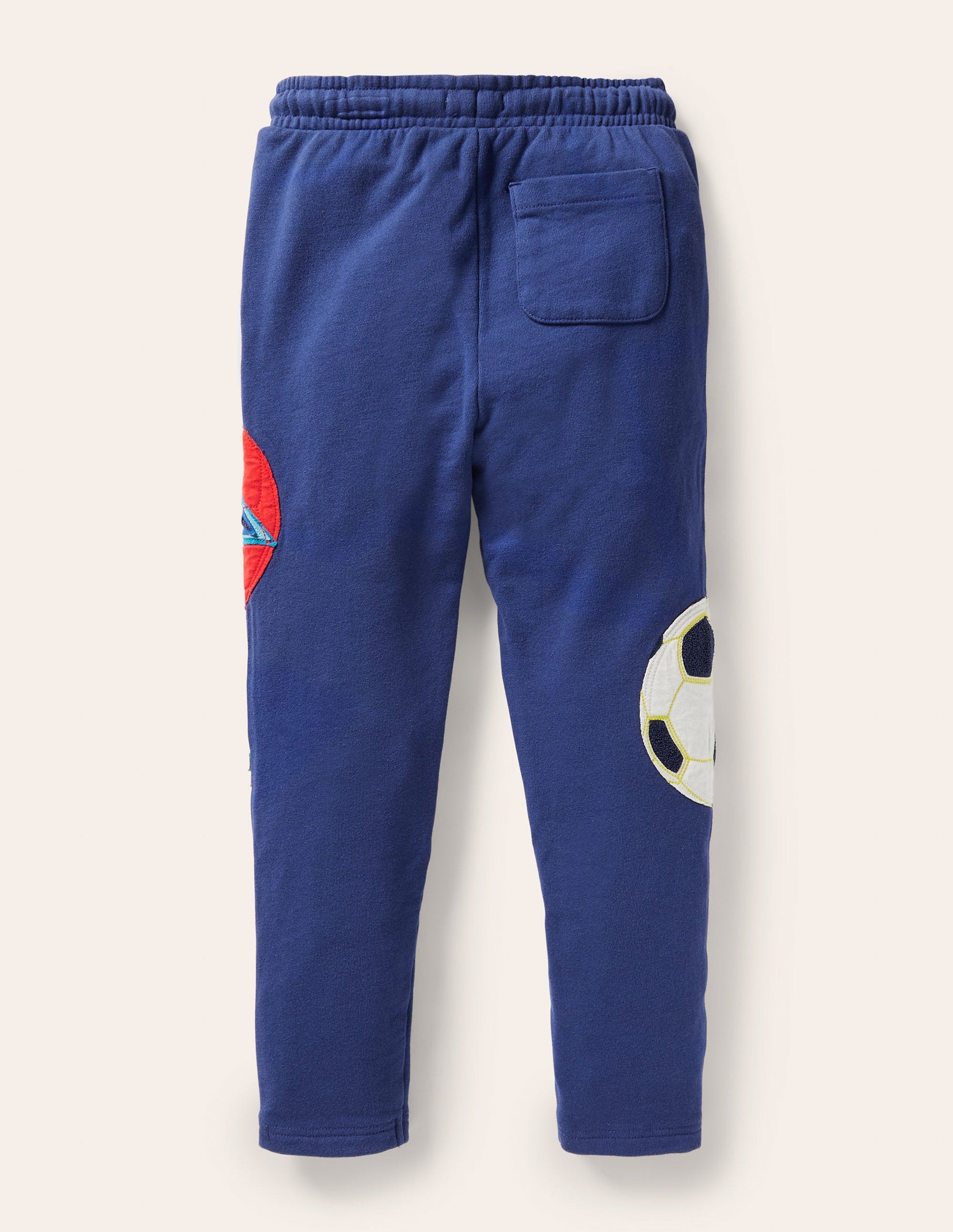 Appliqué Joggers-Starboard Blue Football-2