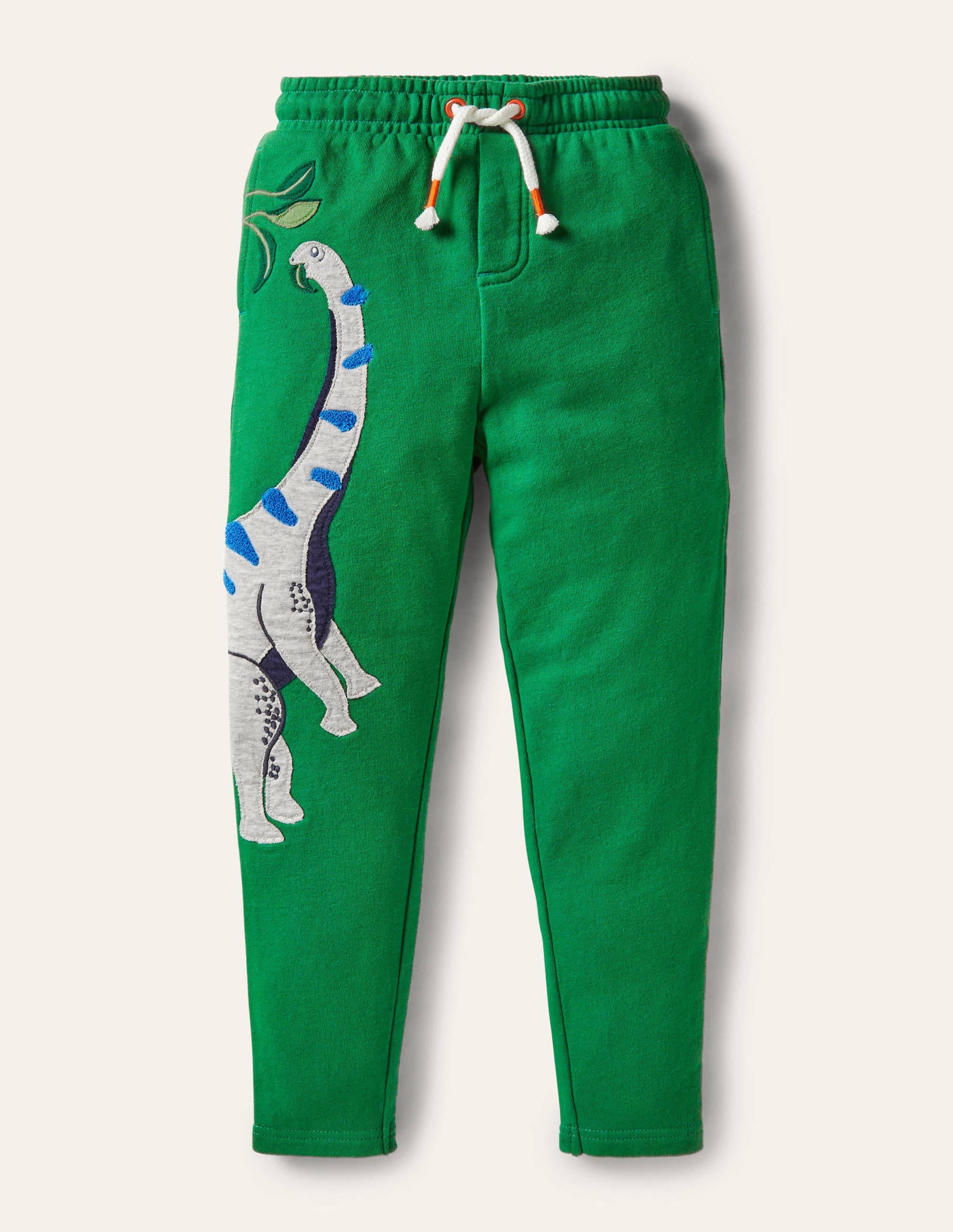 Bas de jogging à appliqué-Dinosaure vert des Highlands - Image 1