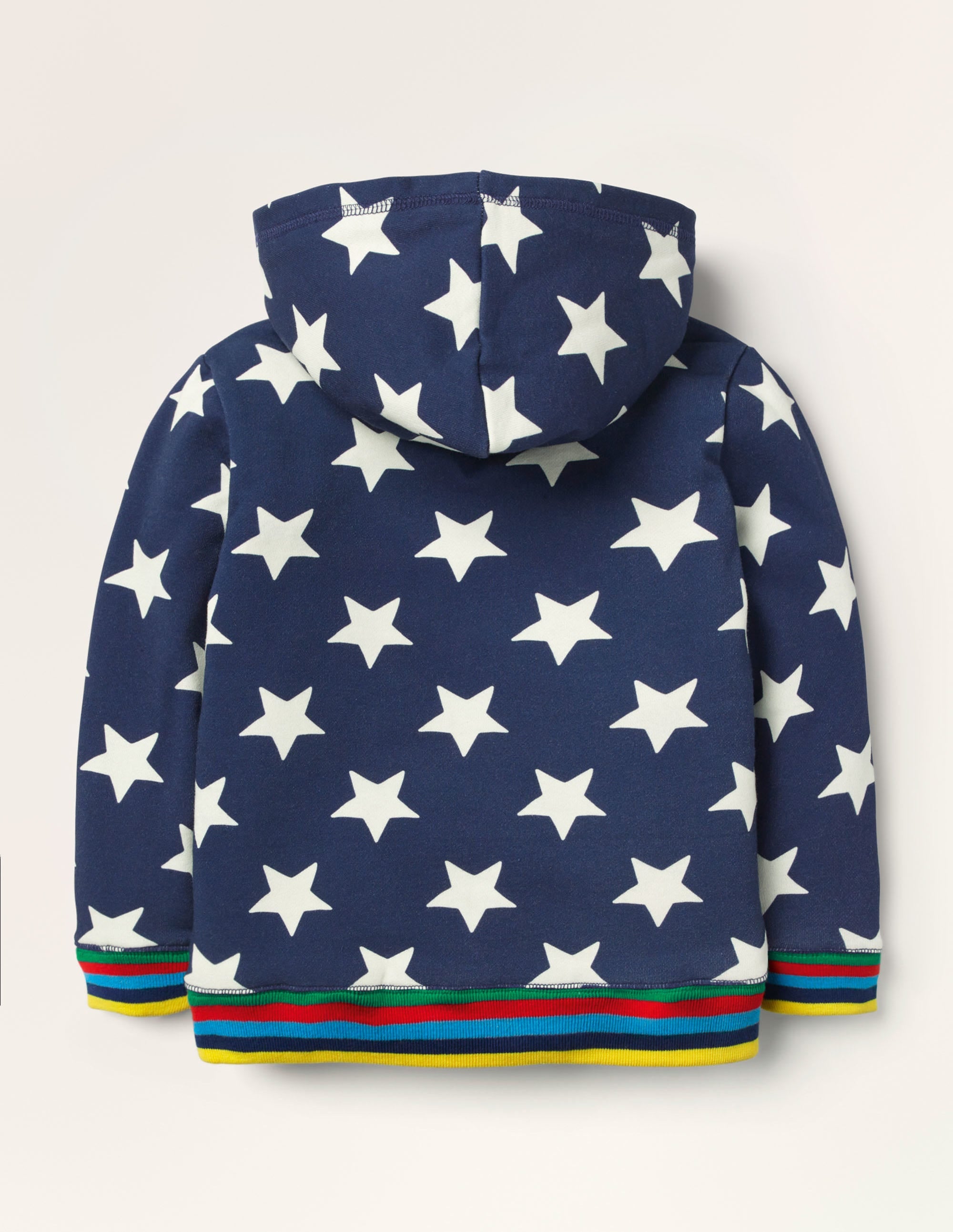 Kapuzenjacke mit kuscheligem Futter-Schuluniform-Navy, Stern - Image 2
