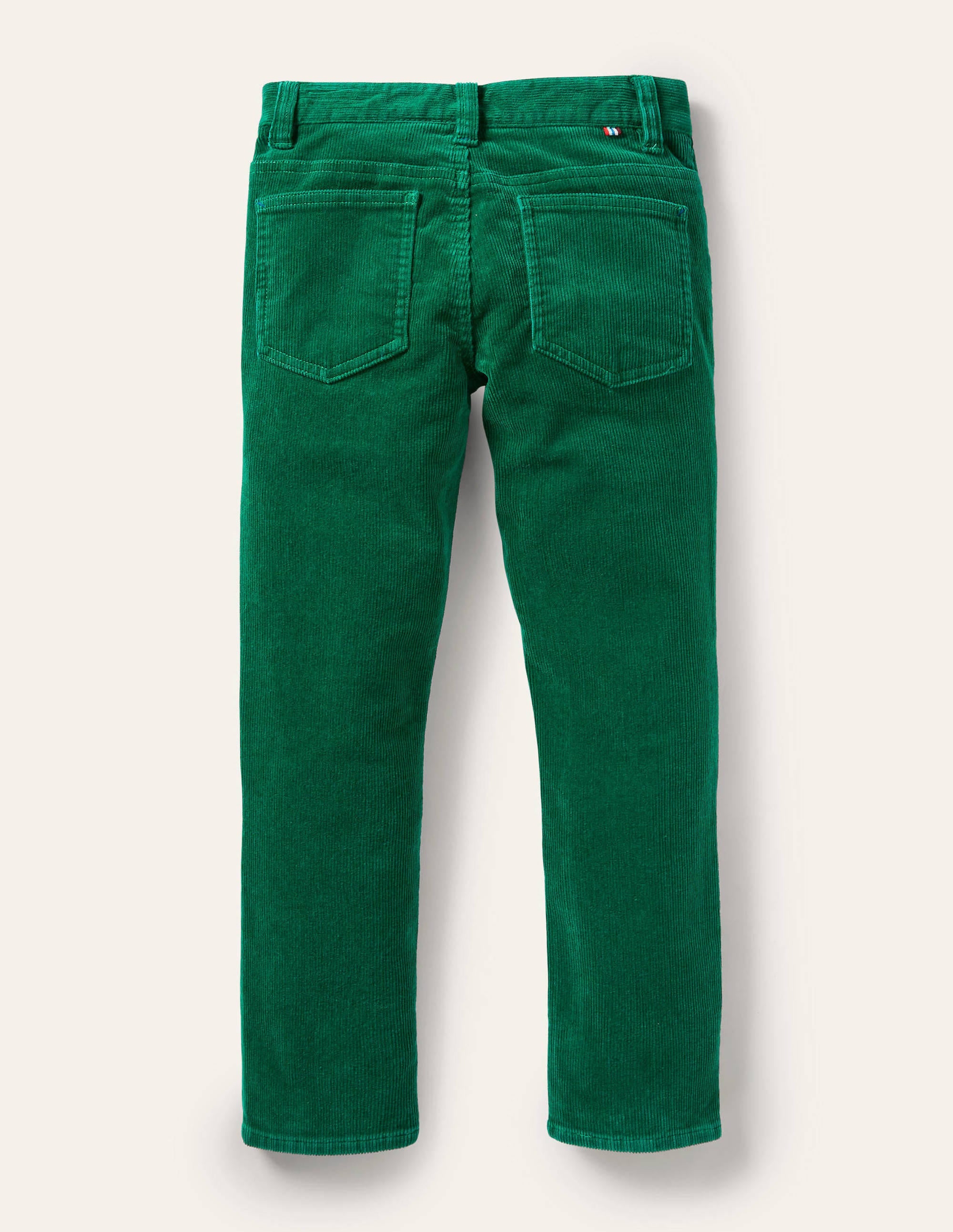 Schmal geschnittene Cord-Jeans mit Stretch-Waldgrün - Image 2