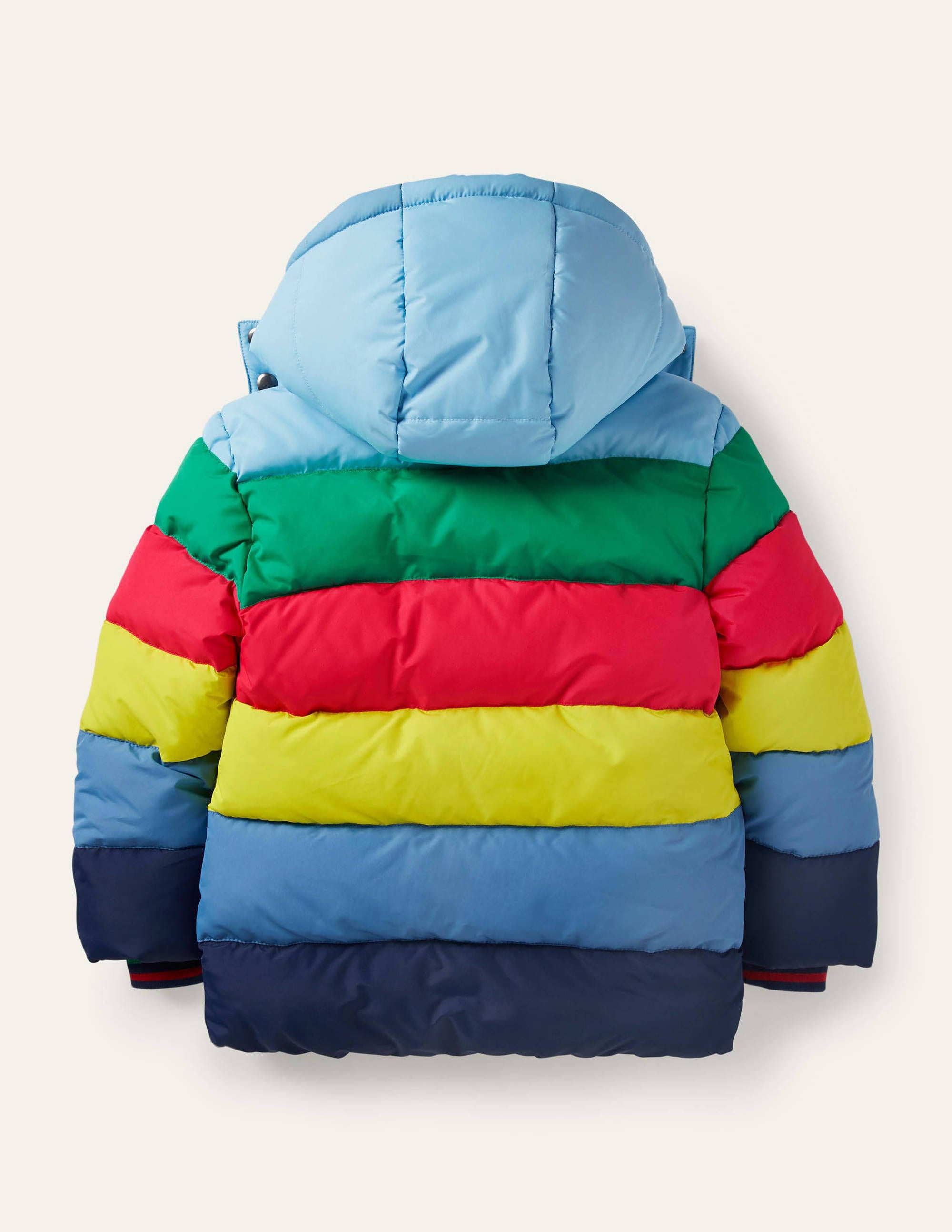 Shower-Resistant Padded Jacket-Bright Multi Rainbow - Image 2