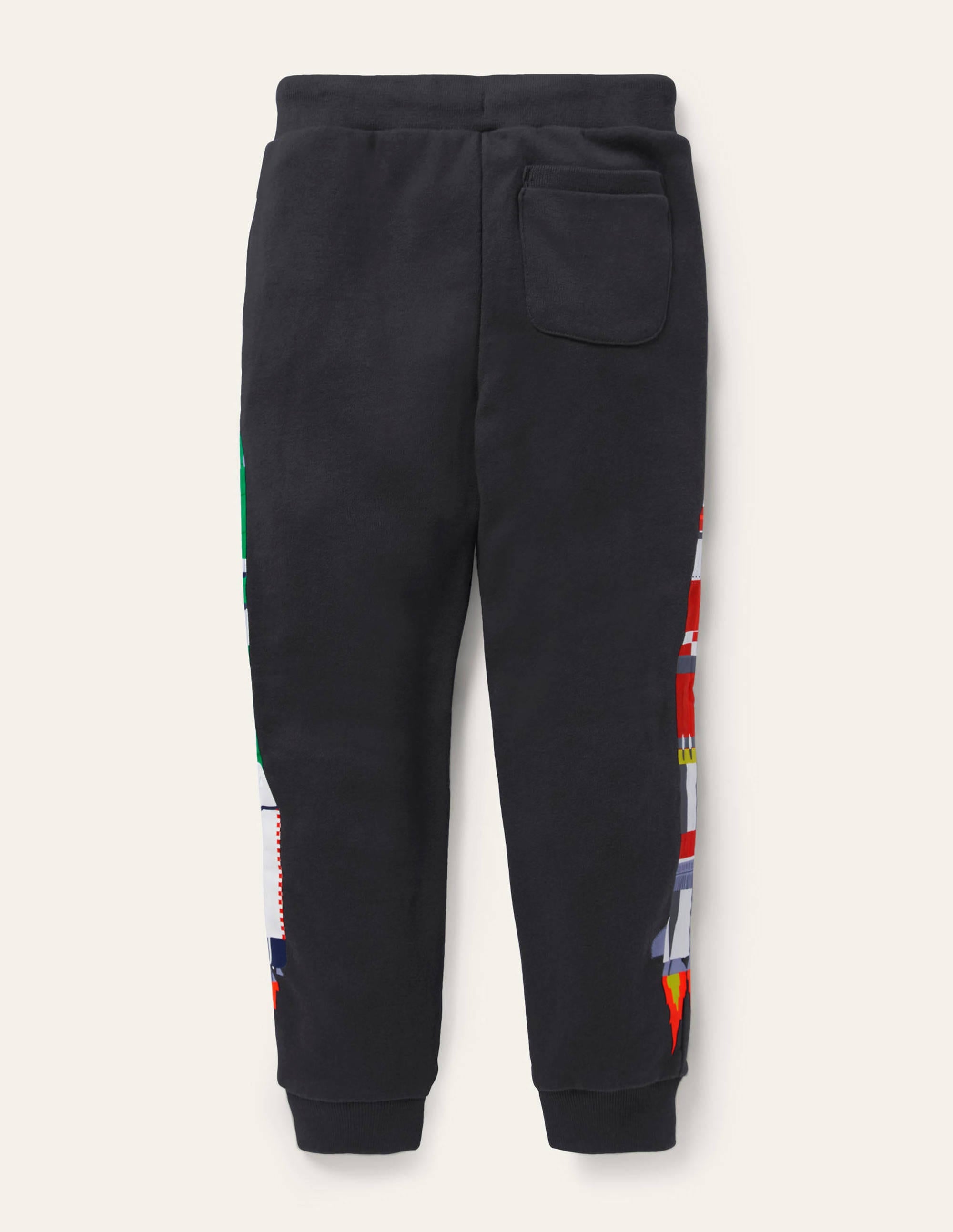 Bas de jogging à motif spatial graphique-Fusées gris fumée - Image 2