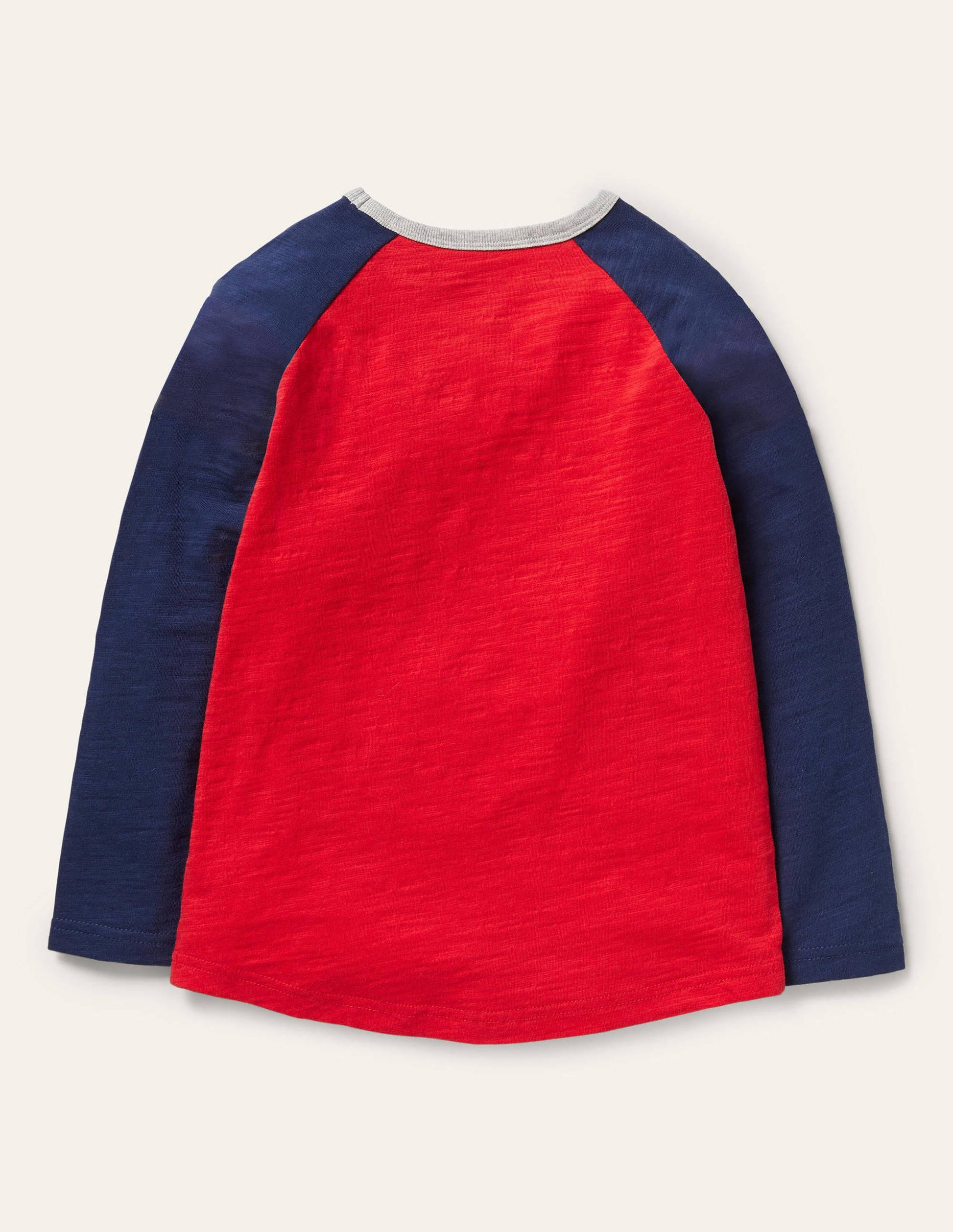 Raglan T-Shirt-Rocket Red/Starboard Blue-2
