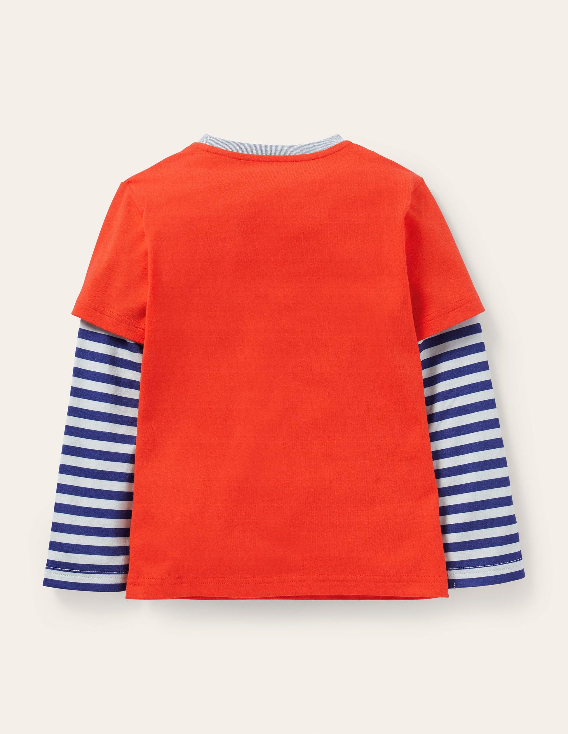 T-shirt à appliqué musique-Paresseux rouge fusée-2