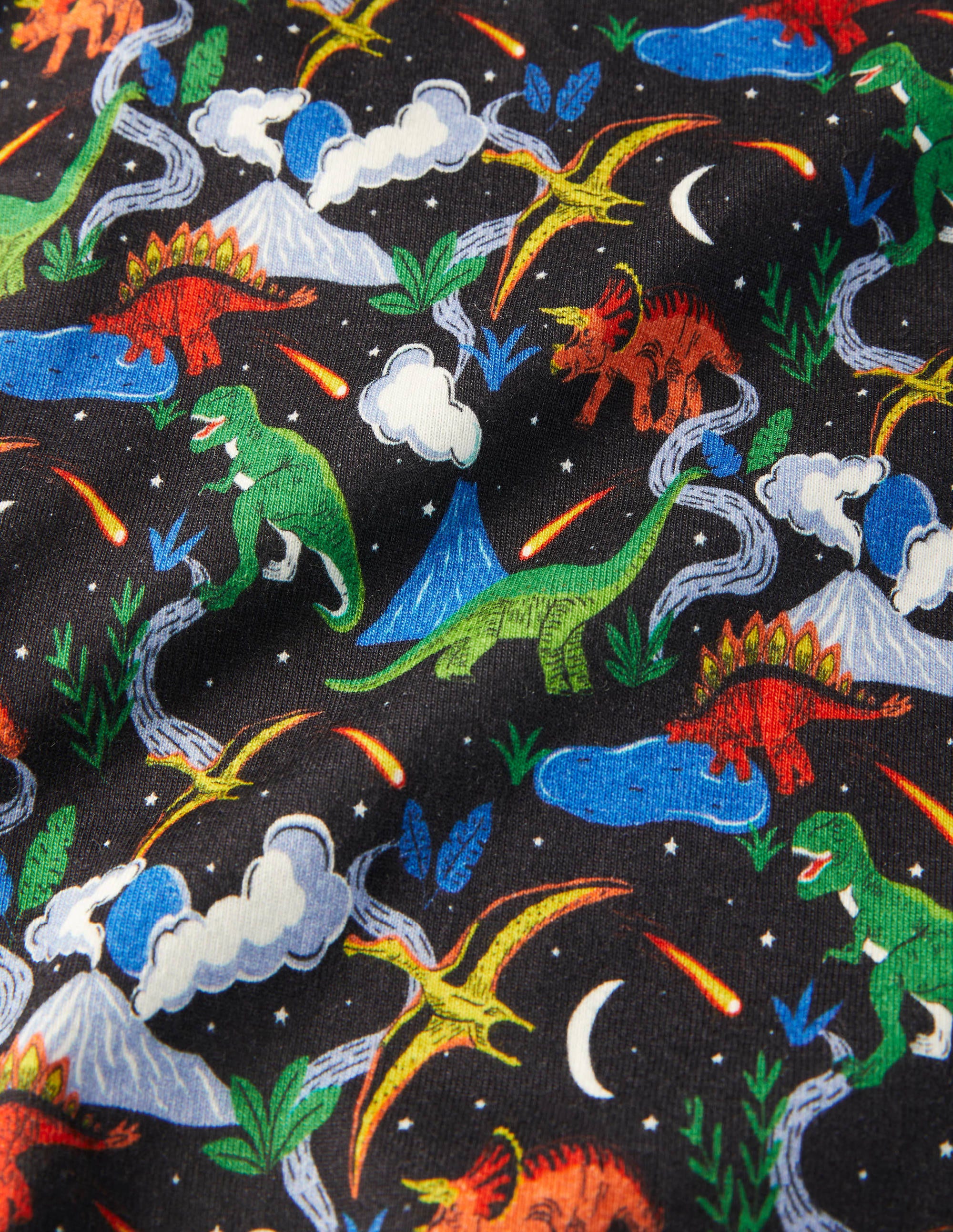Twin Pack Snug Pyjamas-Stormy Blue Dinosaurs - Image 3