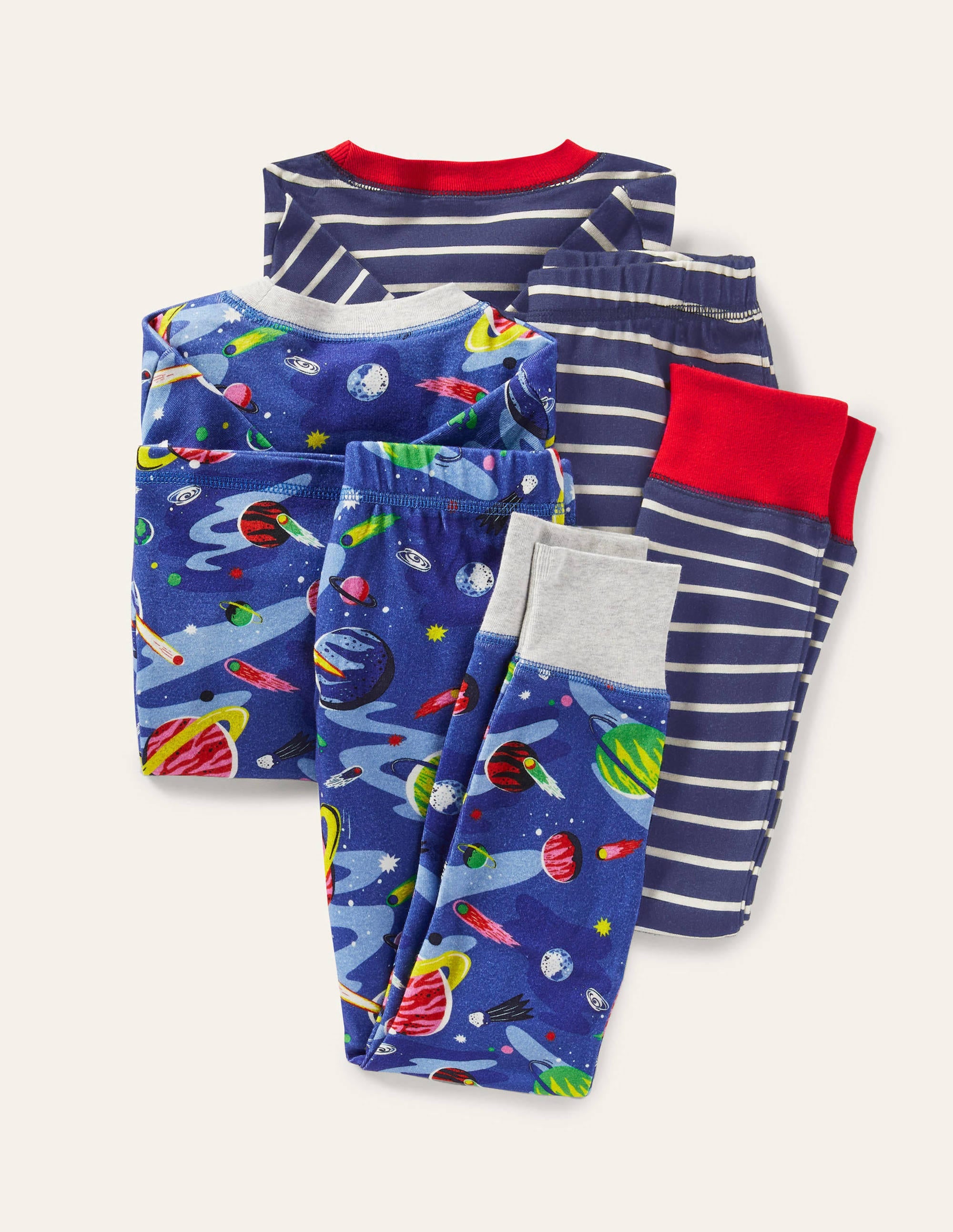 2 pyjamas douillets-Espace bleu vif - Image 2