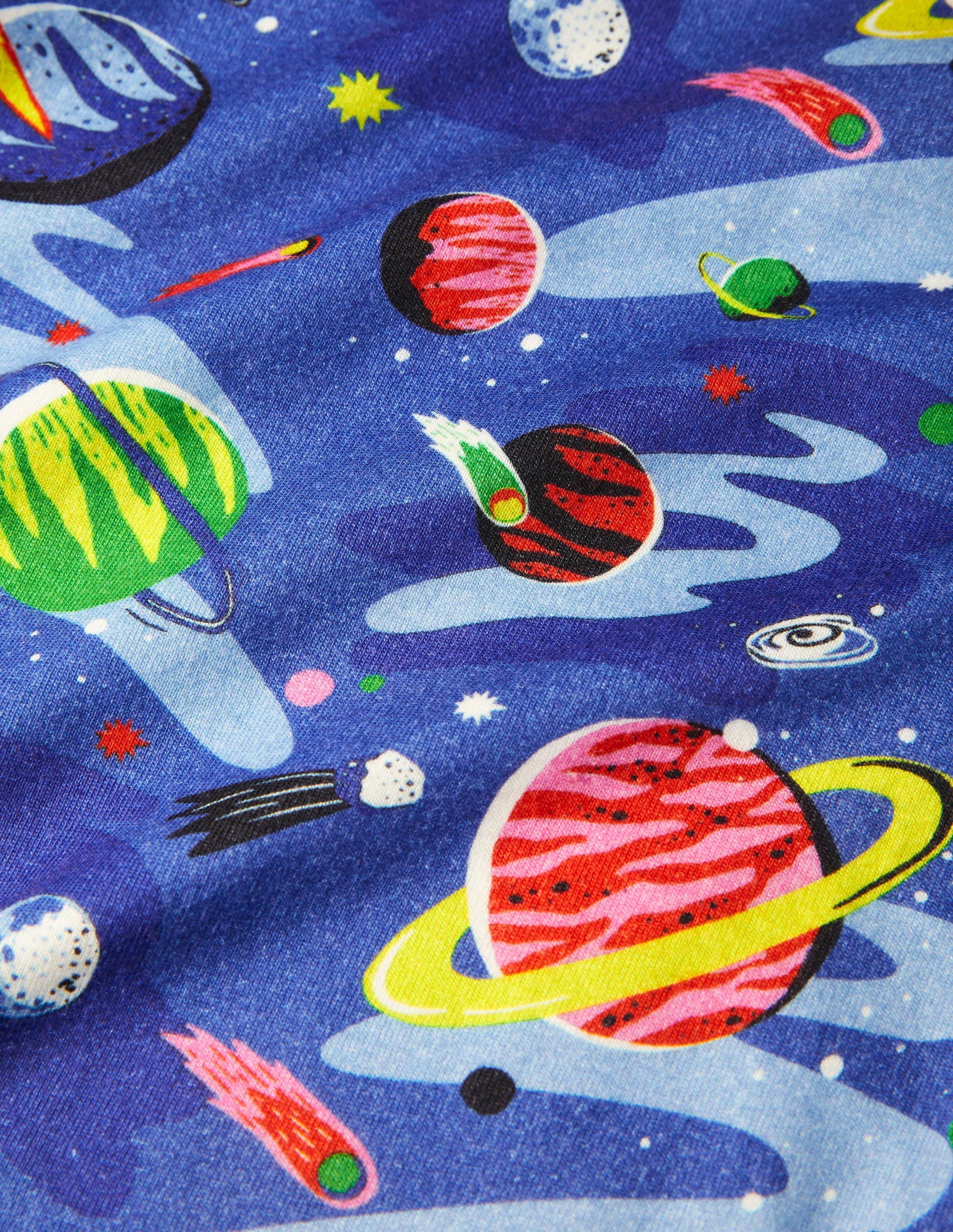 2 pyjamas douillets-Espace bleu vif-3