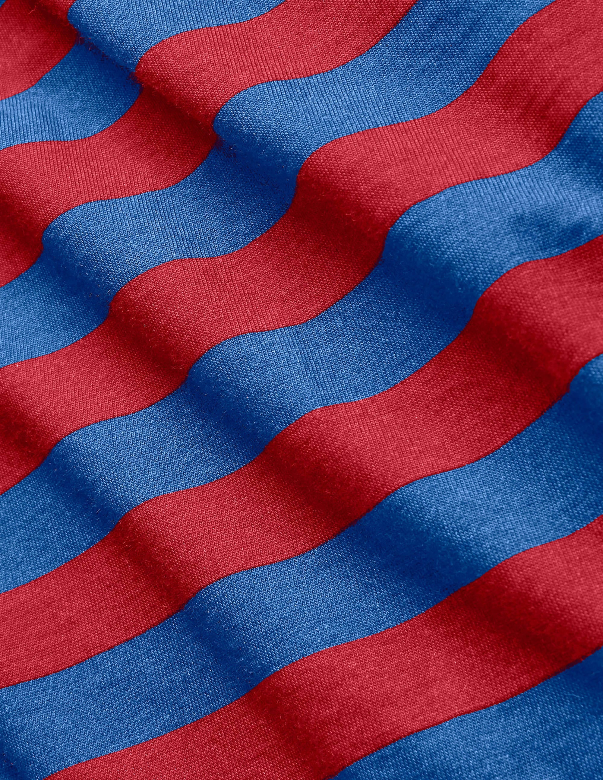 Supersoft Long-sleeved T-shirt-Rocket Red/Elizabethan Blue - Image 3