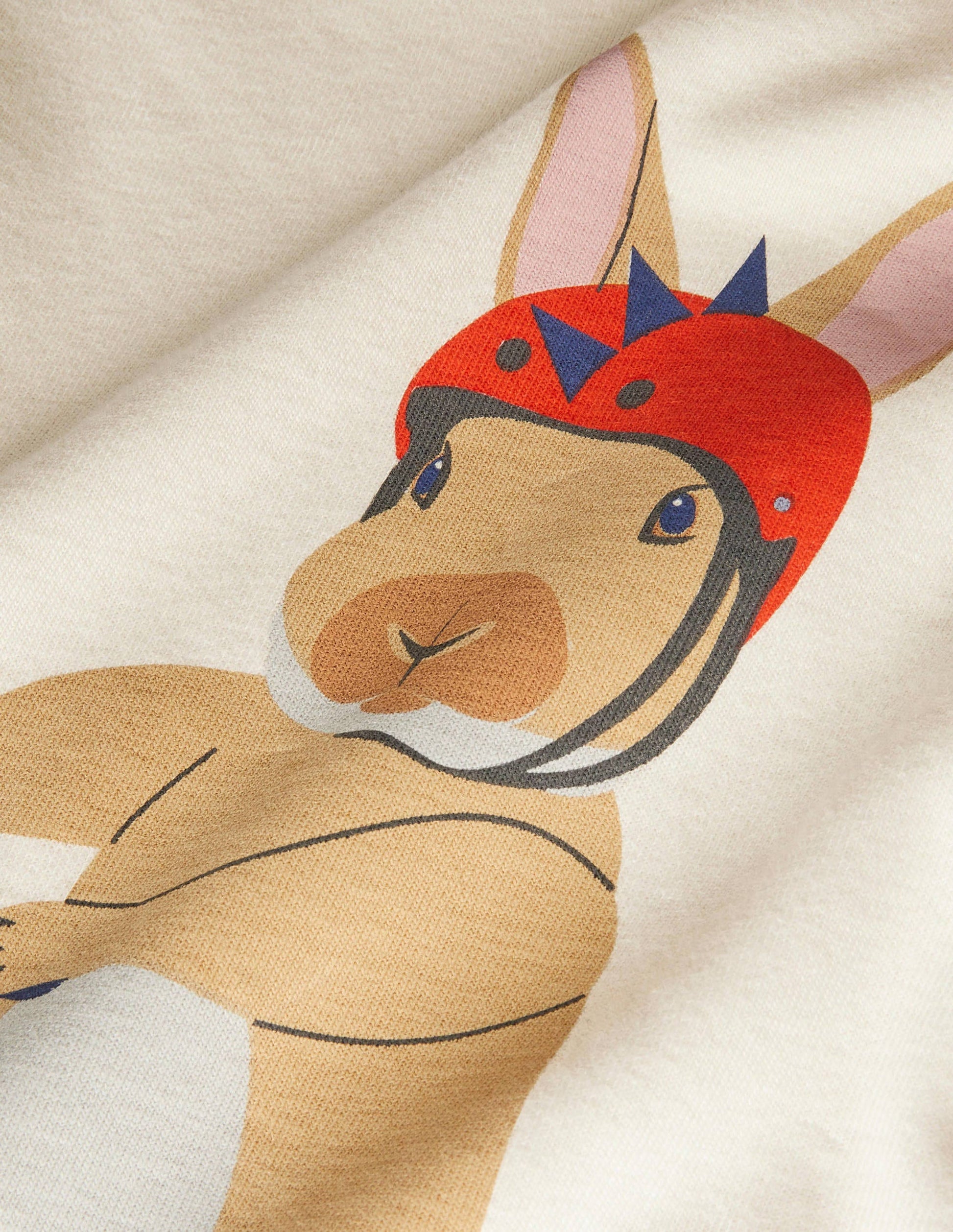 Snug Short John Pyjamas-Ivory Rabbit Scooter-2