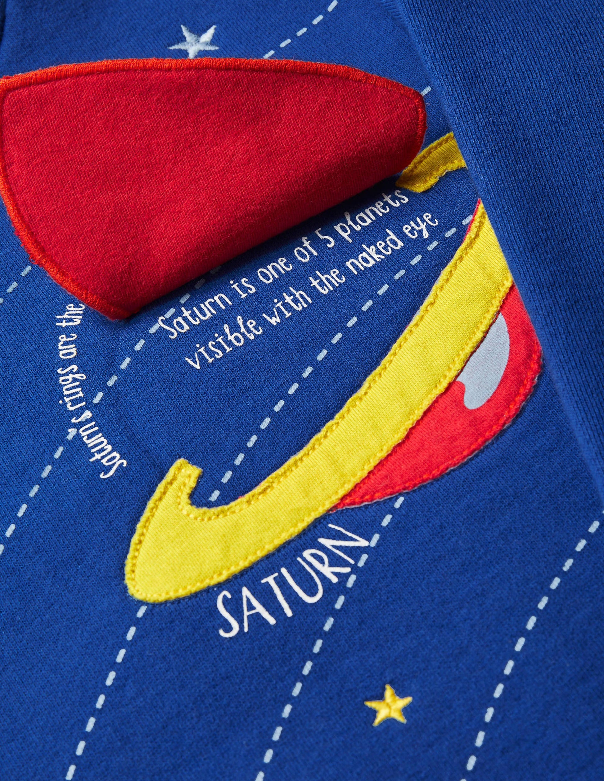 Lift-the-flap Space Sweatshirt-Brilliant Blue Space-3