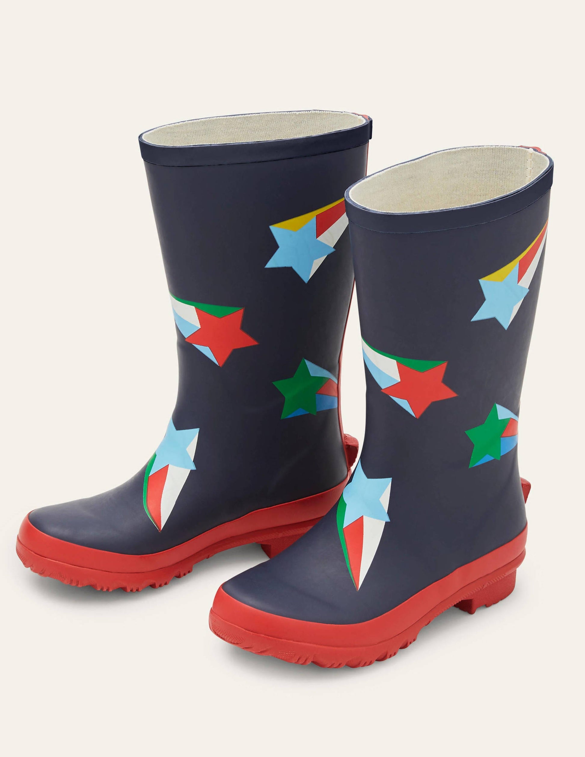 Gummistiefel-Schuluniform-Navy, Sterne-1