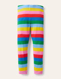Legging fun-Rayé arc-en-ciel multi