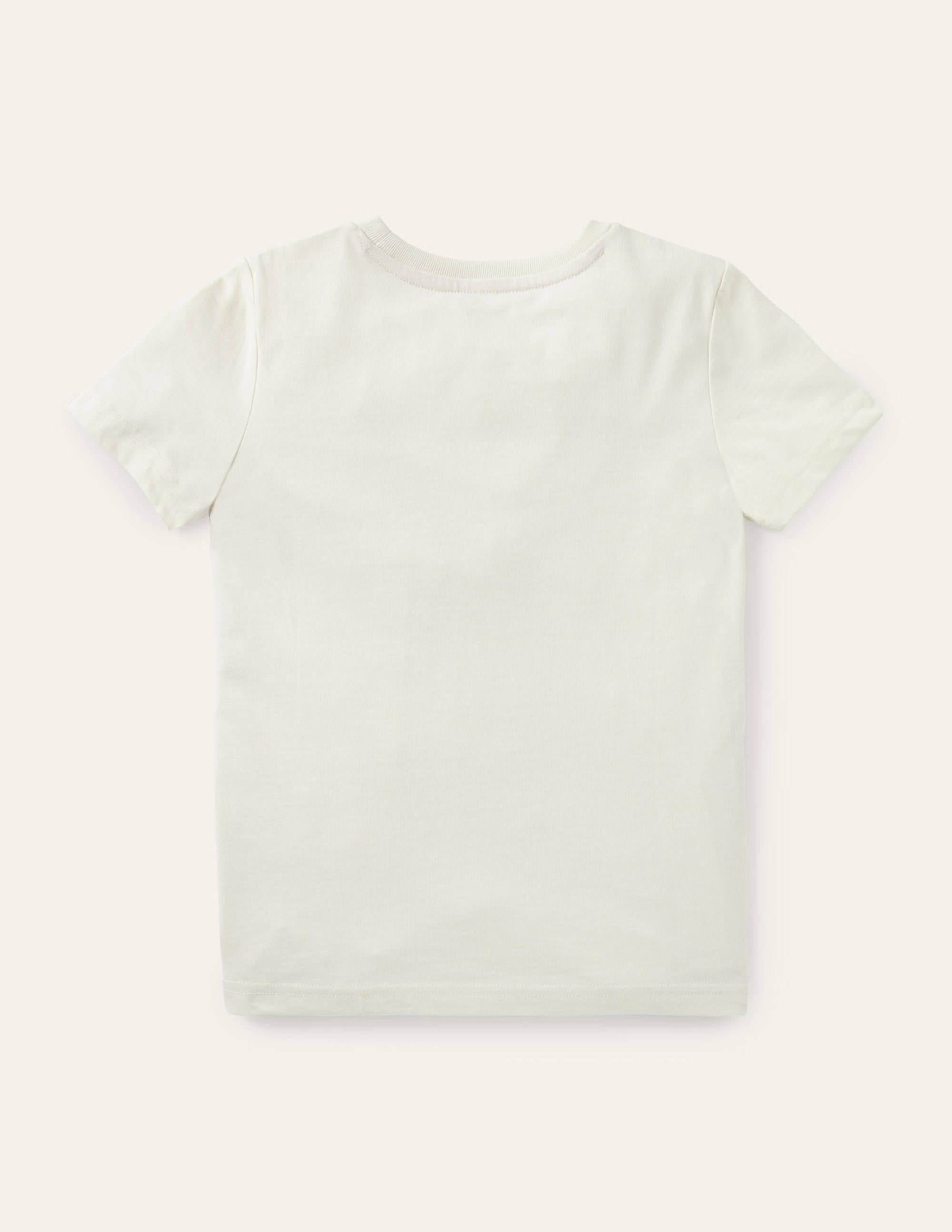 T-Shirt mit Schichtgrafik-Naturweiß, Unterwasserszene - Image 2