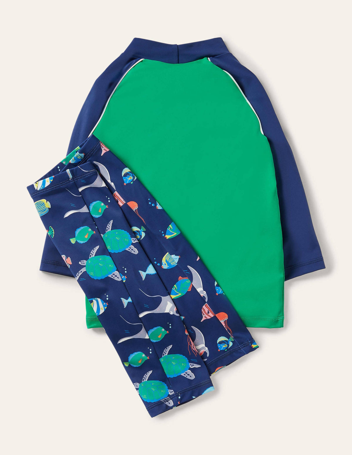 Surfanzug-Kleeblattgrün, Mantarochen - Image 2