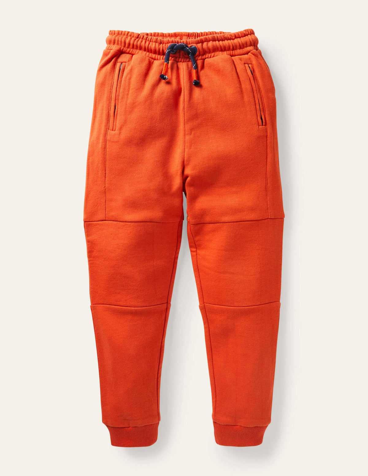 Sweathose mit verstärkter Kniepartie-Herbstliches Orange-1