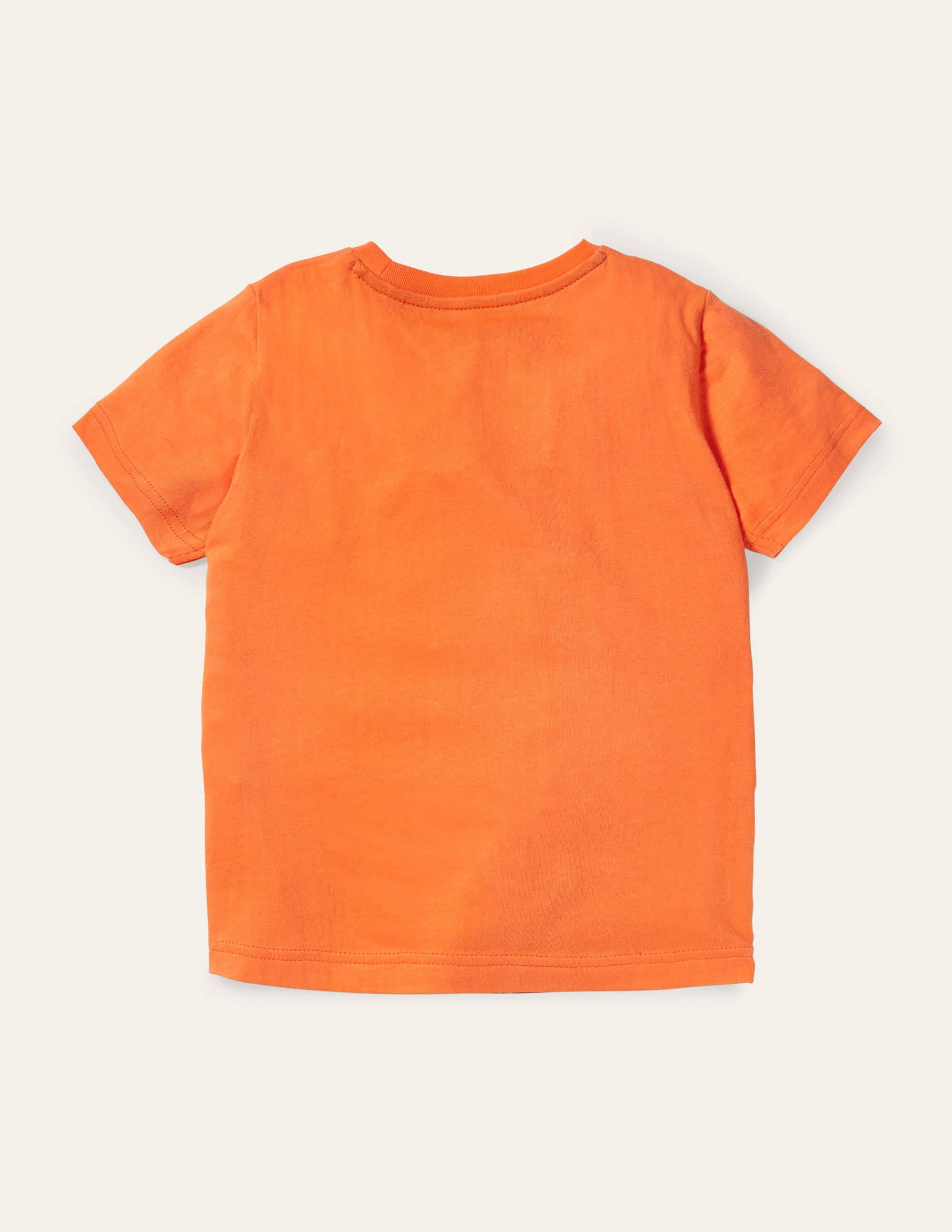 Lift-the-flap Travel T-shirt-Satsuma Orange Aeroplane - Image 2